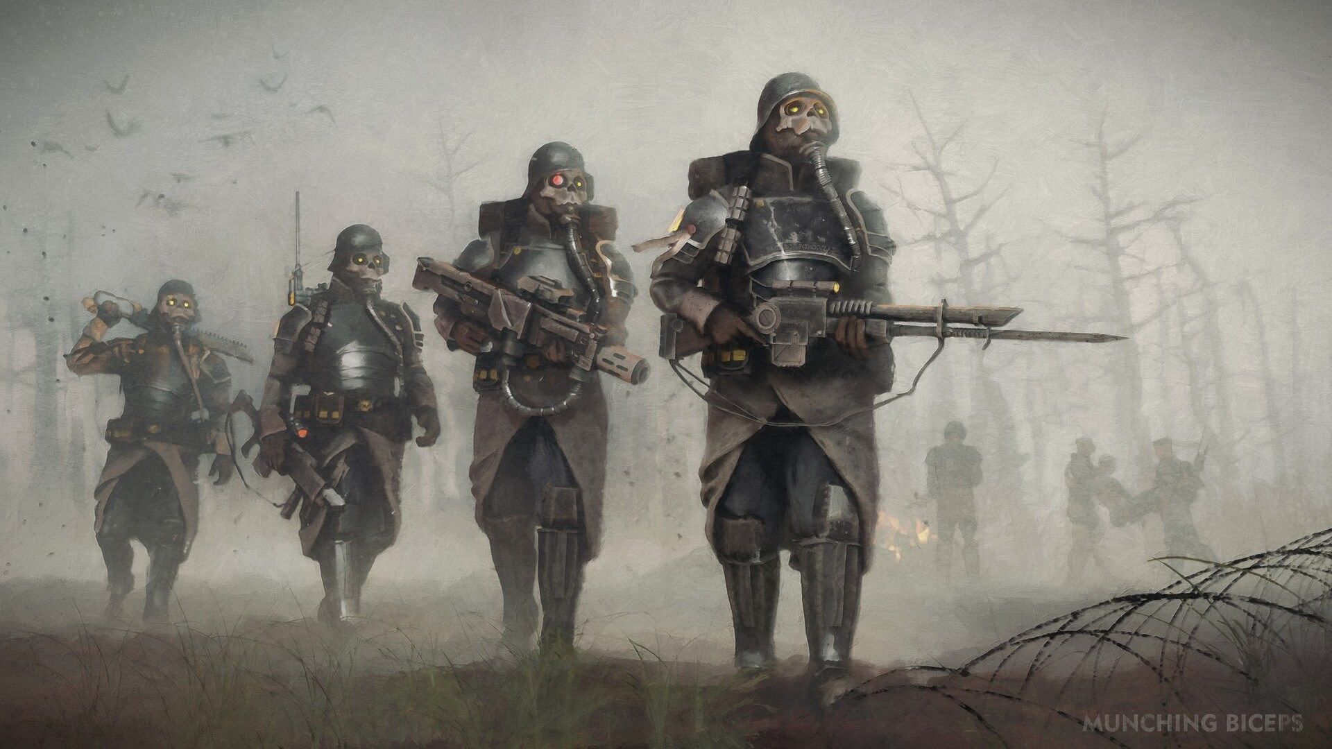 1920x1080 Darktide made us hungry for sick Warhammer 40K art, so here's 40 wallpaper for your desktop or phone