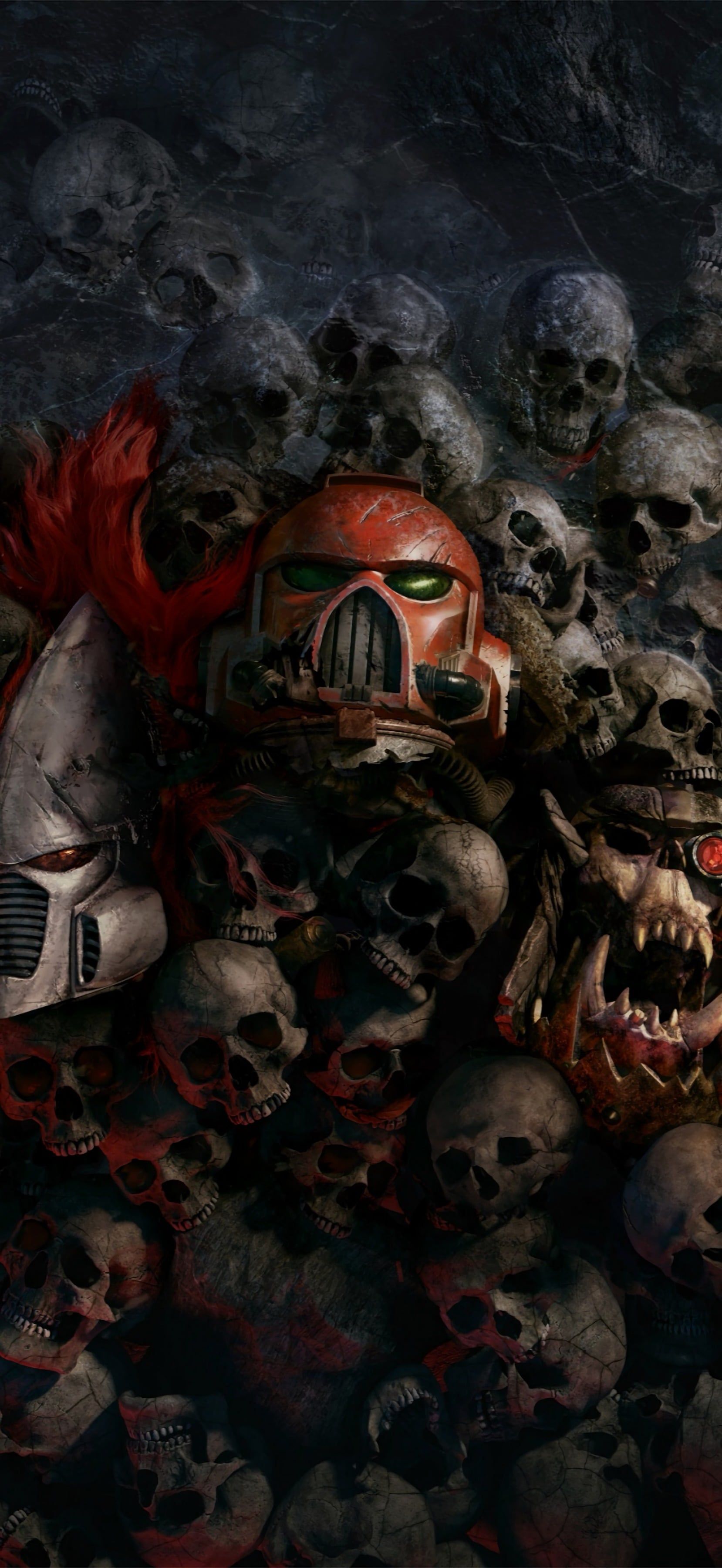 1658x3600 Warhammer 40k skulls wallpaper [1658x3600]