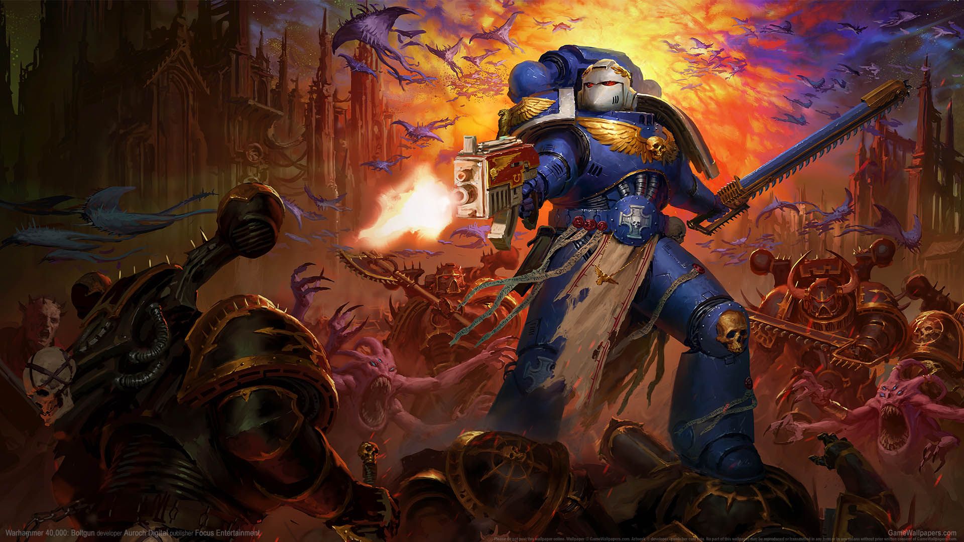 1920x1080 Warhammer 000: Boltgun wallpaper 01 1920x1080