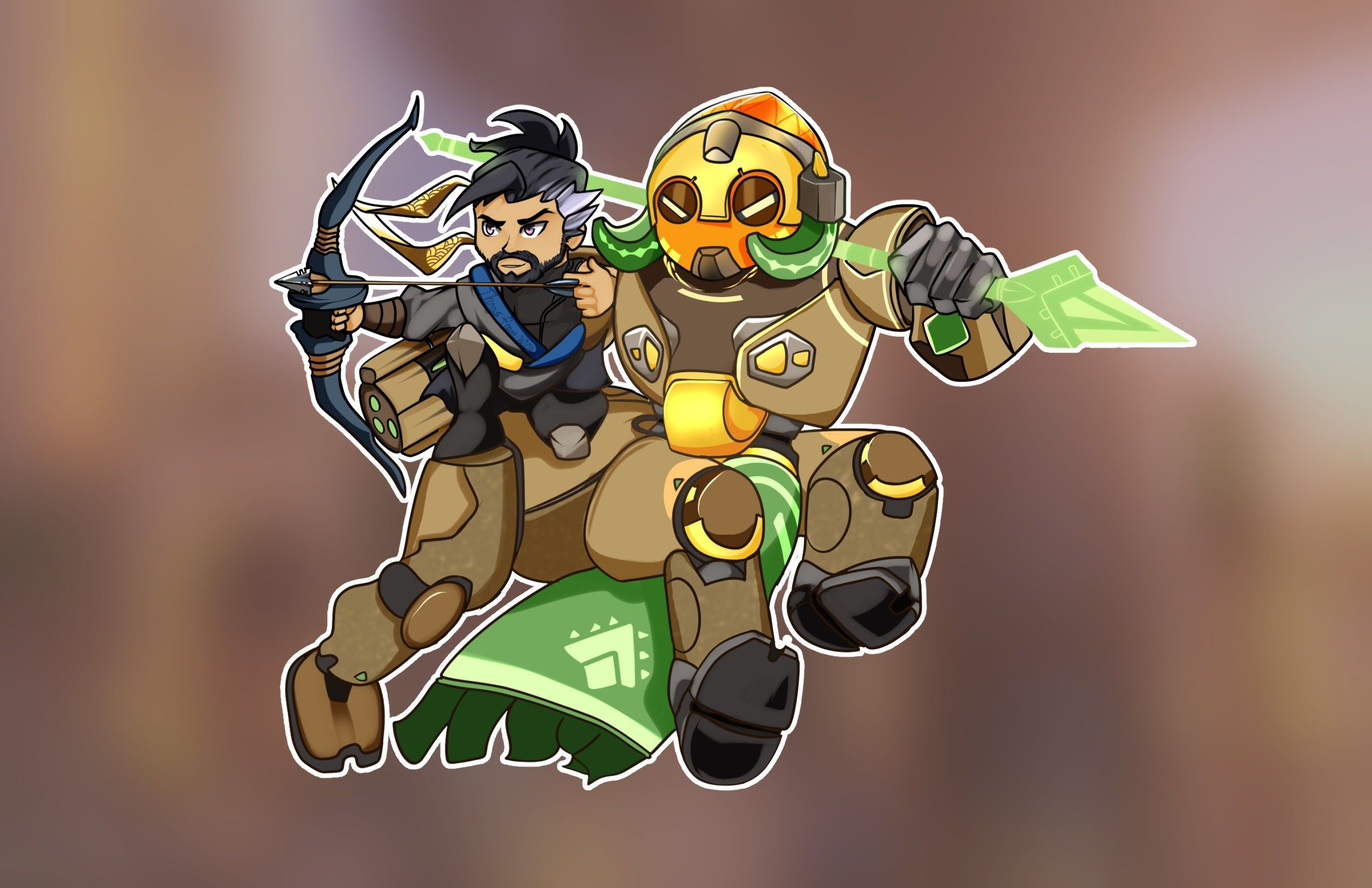 2550x1650 Do Not Lie Archer L Hanzo And Orisa Stickers Prints