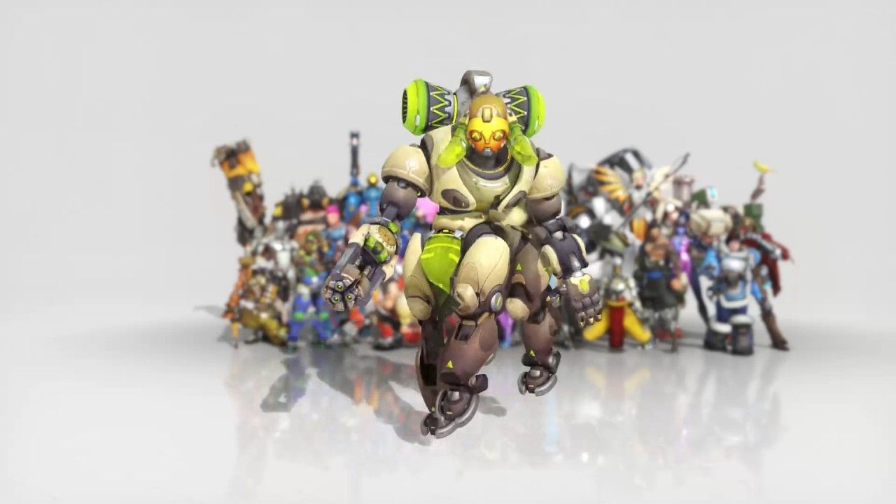 1280x720 Overwatch Orisa Dance Emote Animated Wallpaper 1080p FULLHD