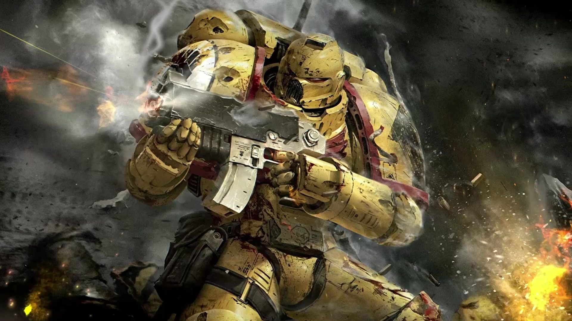 1920x1080 Imperial Fists Warhammer 40k Live Wallpaper