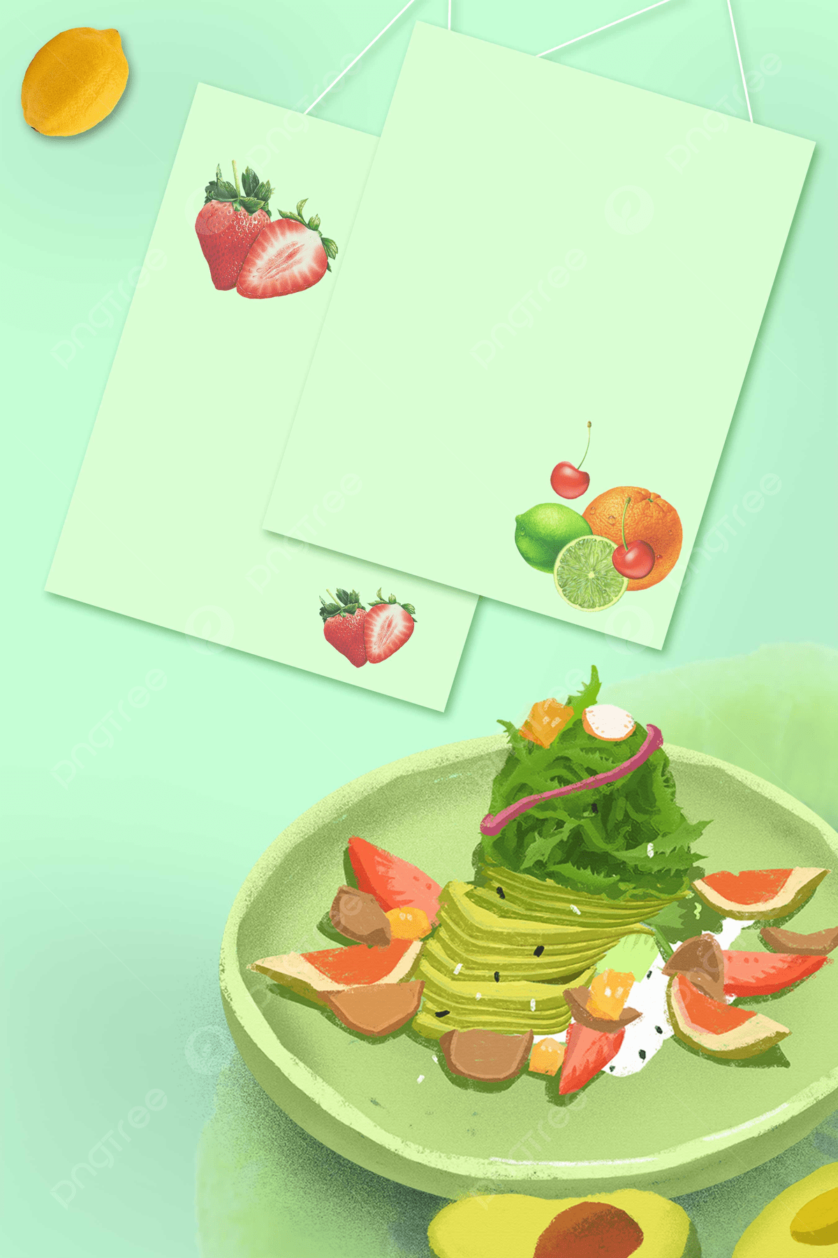 1200x1800 Nutrition Gourmet Healthy Catering Poster Background Wallpaper Image For Free Download