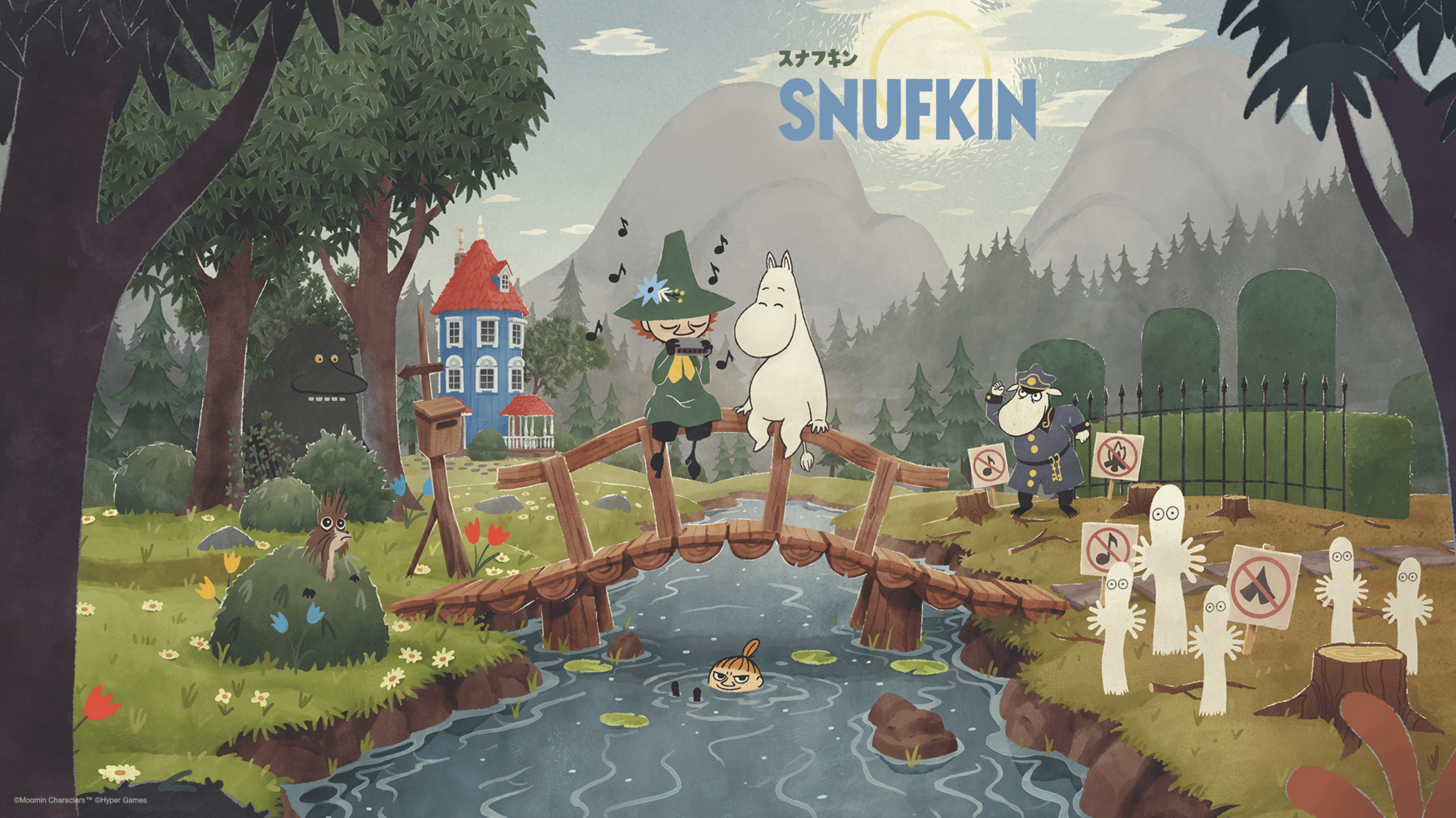 3190x1792 Snufkin of Moominvalley. スナフキン