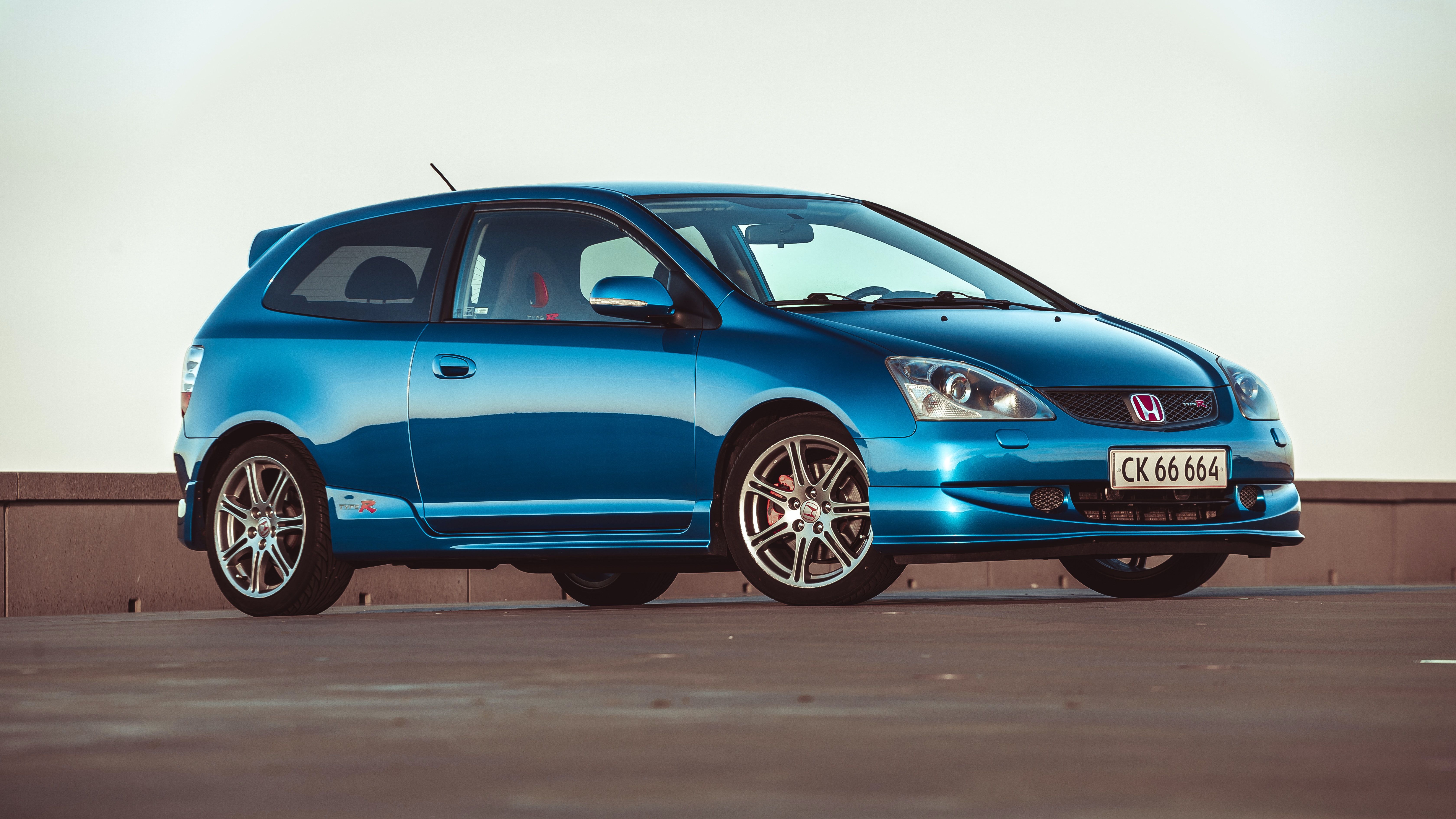 6720x3780 Blue Honda Civic Type R · Free