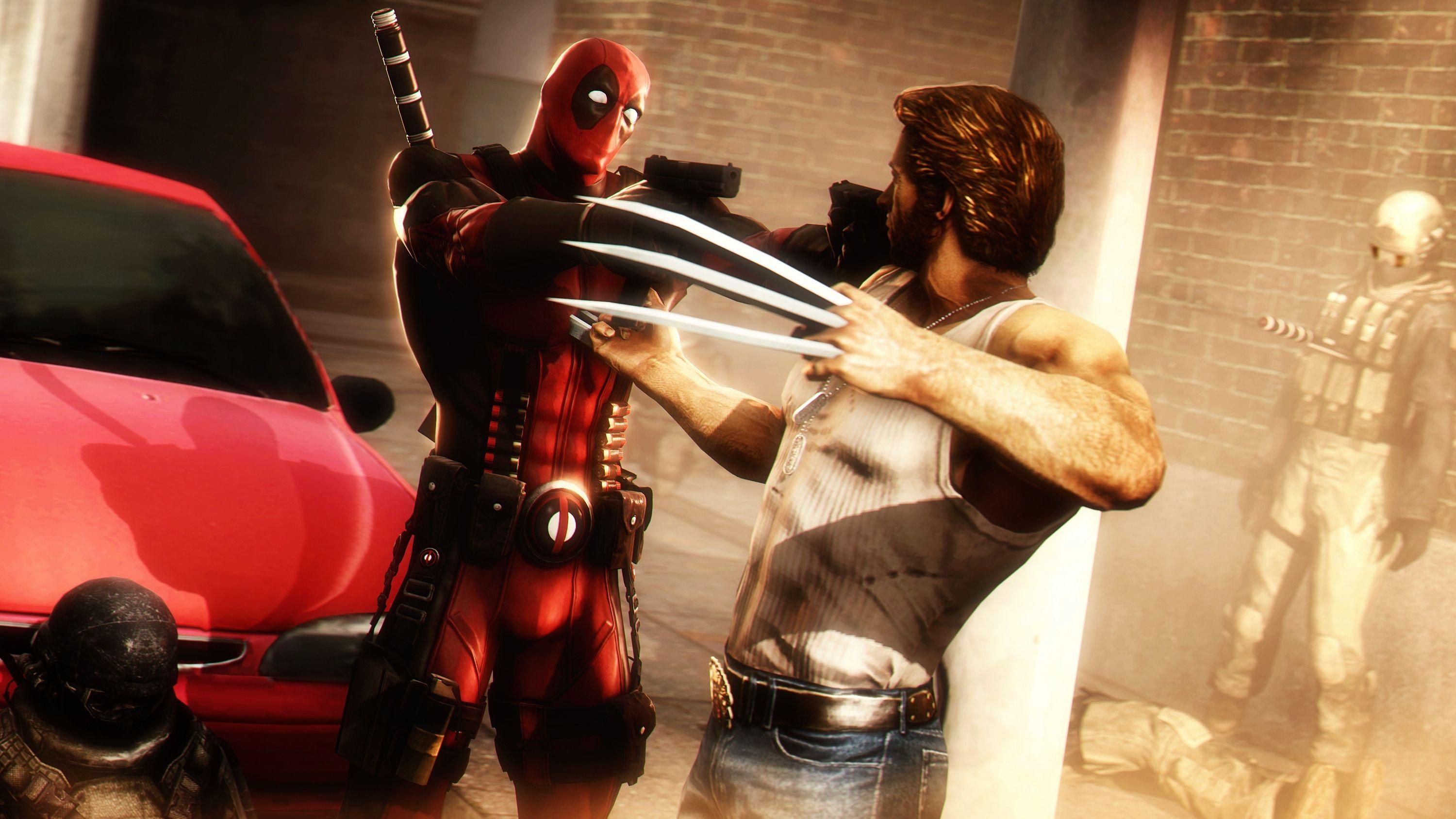 3000x1687 Deadpool vs. Wolverine HD Wallpaper and Background Image