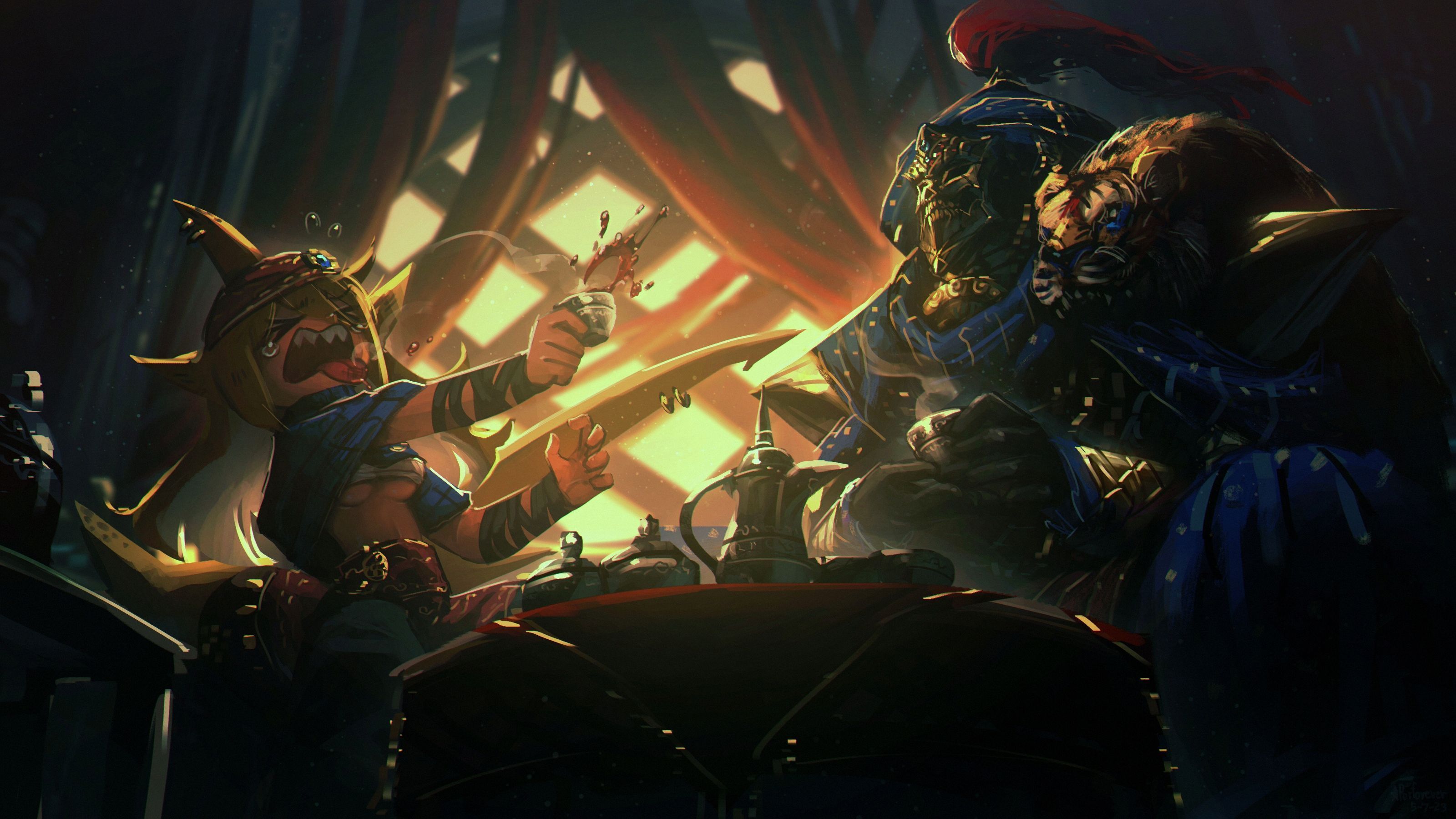 3200x1800 Porforever on X: A funny shark and a cultured man