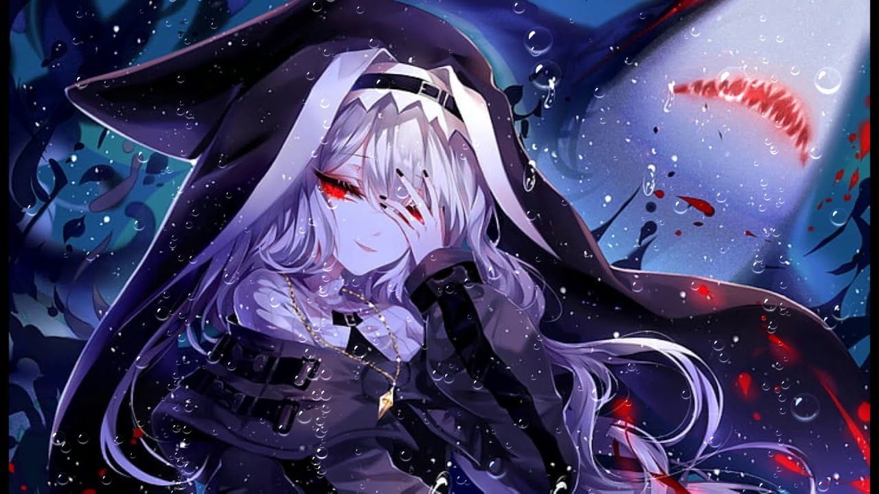 1280x720 Nightcore Baby Shark [Dark Emo Cover] (Female Version)