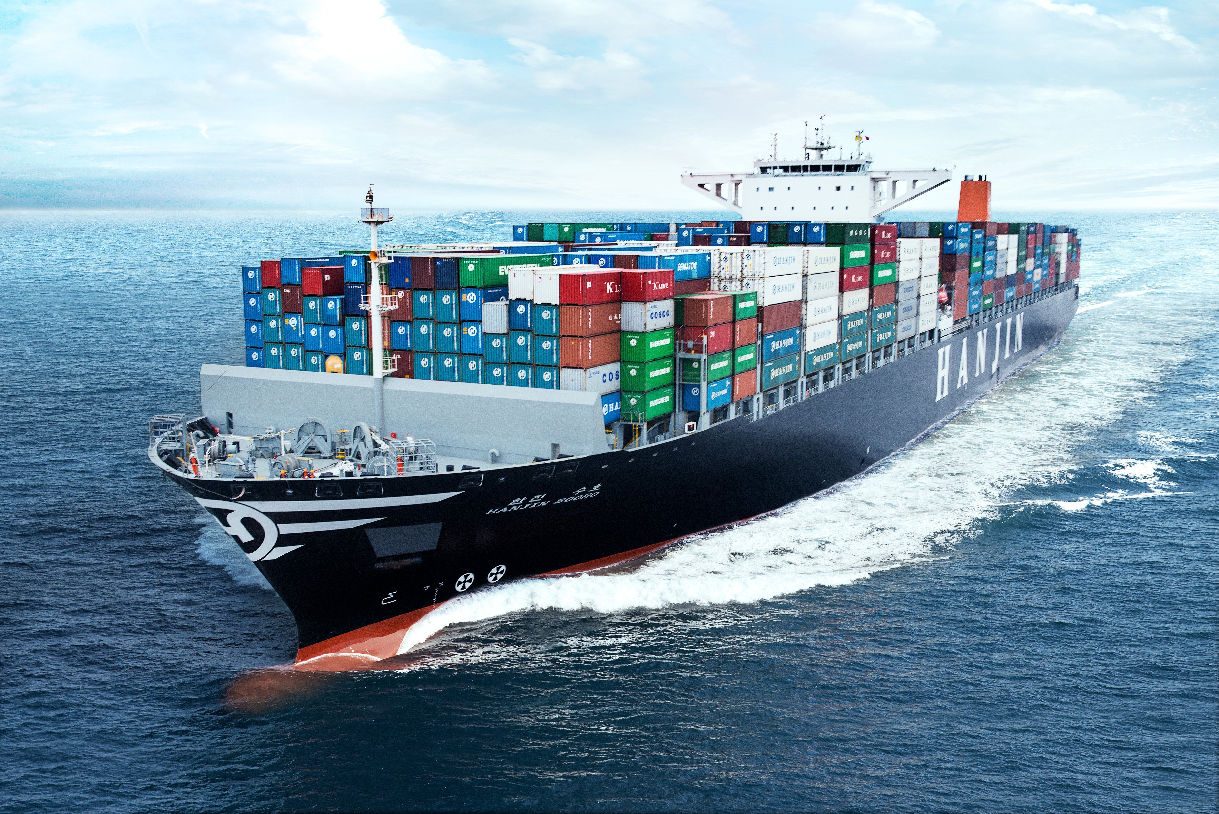 5000x3337 CARGO SHIP tanker ship boat transport container freighter wallpaperx3337