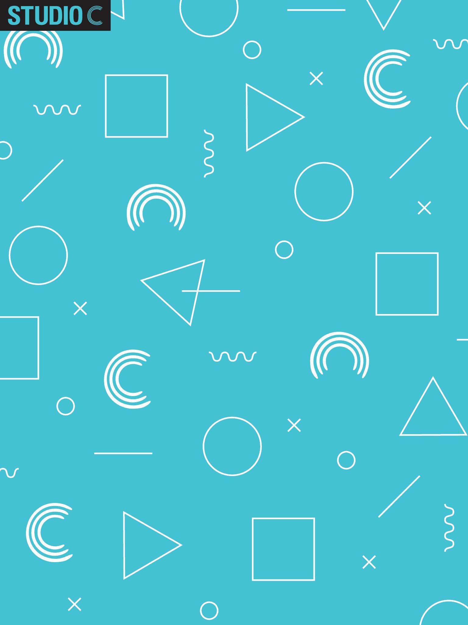 1536x2048 Studio C Wallpaper Geometric Shapes