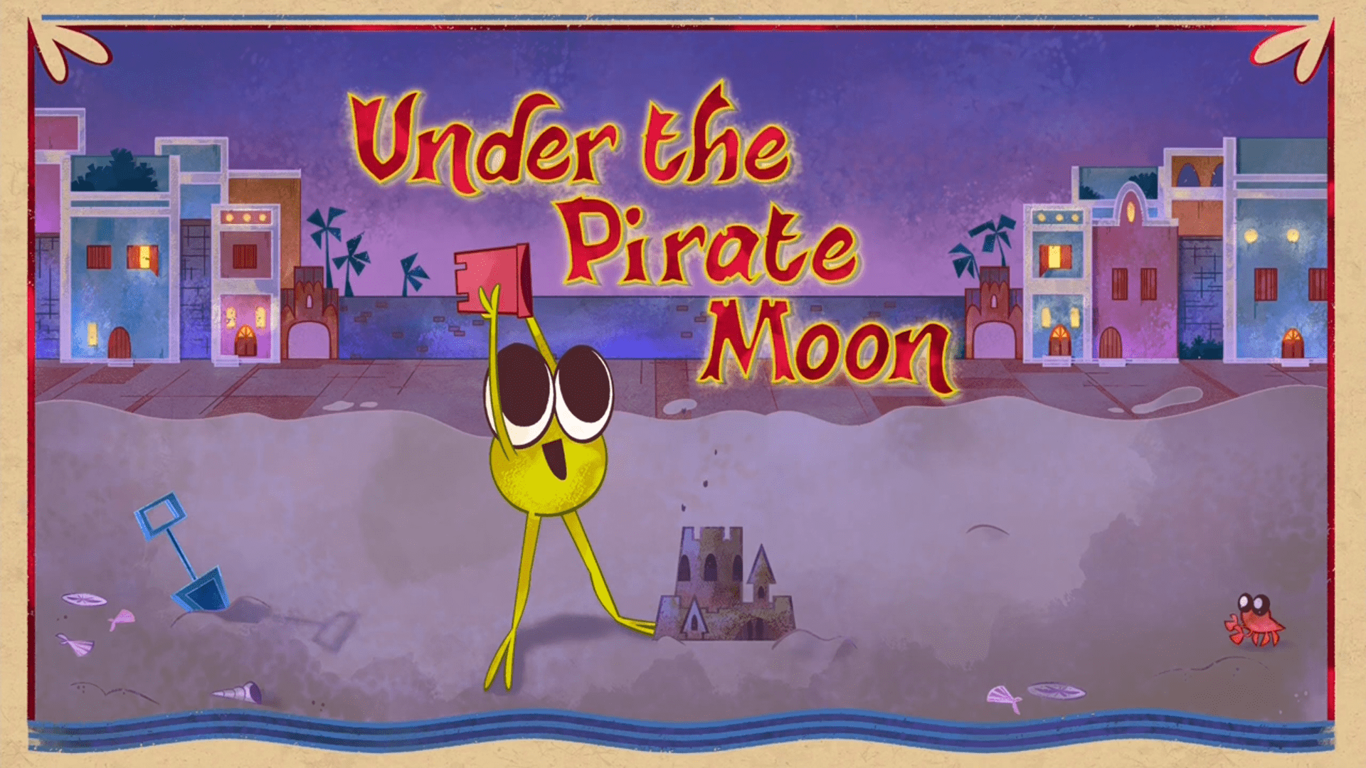 1920x1080 Under the Pirate Moon. Santiago of the Seas