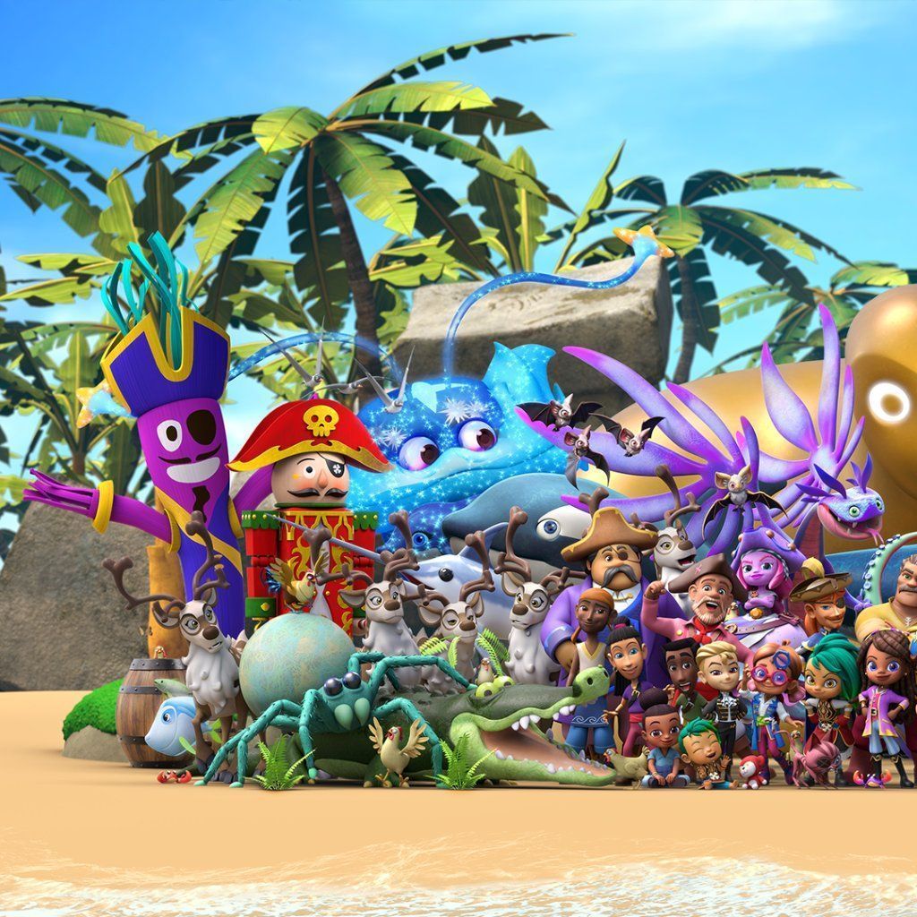1024x1024 Nickelodeon Animation on X: a tip of the pirate hat to this cast of characters! more high sea adventures to come in Season 2