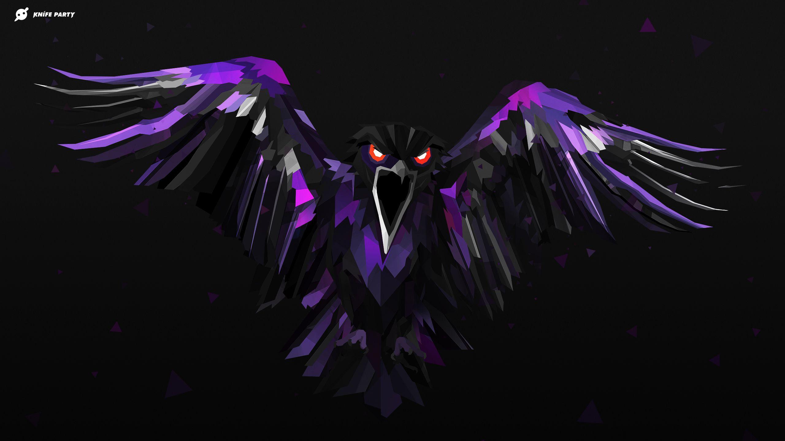 2560x1440 Owl Justin Maller Facets, HD Abstract, 4k Wallpaper, Image