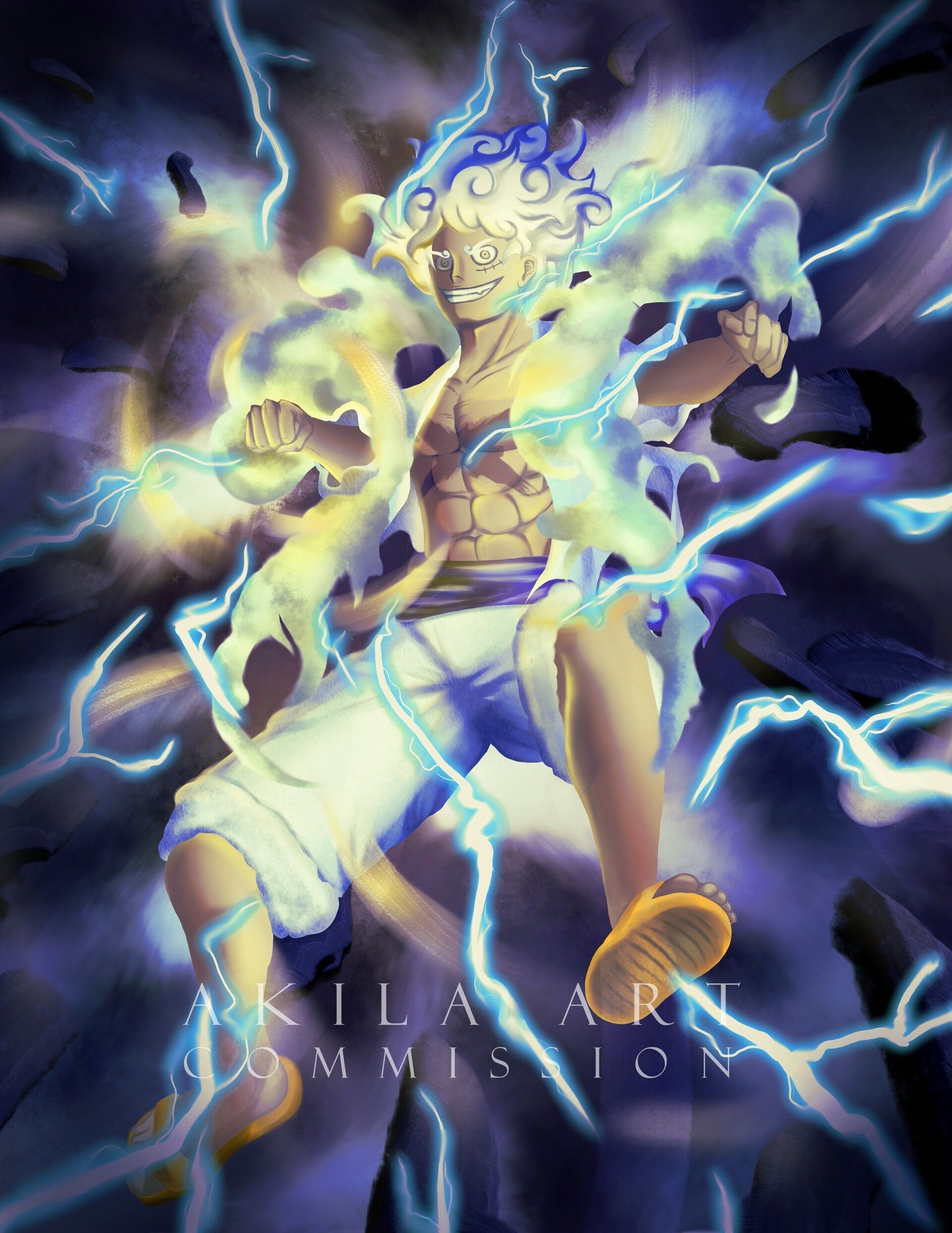 1920x2485 Luffy sun god nika