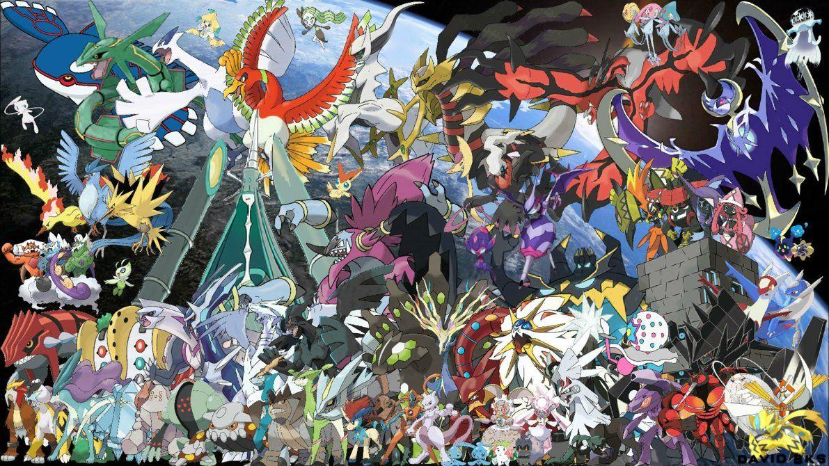 1191x670 Tất cả Pokemon huyền thoại Todos LosPokemon Legendarios