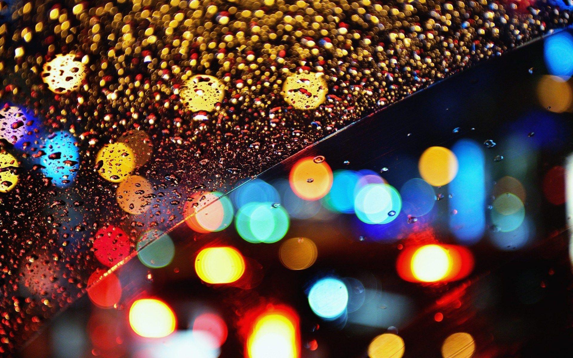 Bokeh in Rain 4K 8K Wallpapers, HD Wallpapers