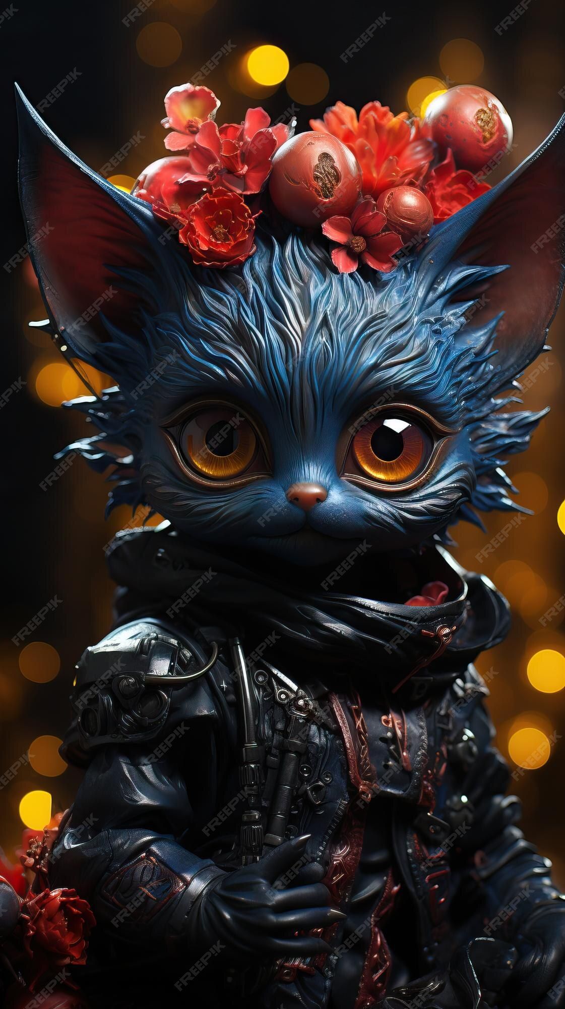1121x2000 Fantasy Cat Picture
