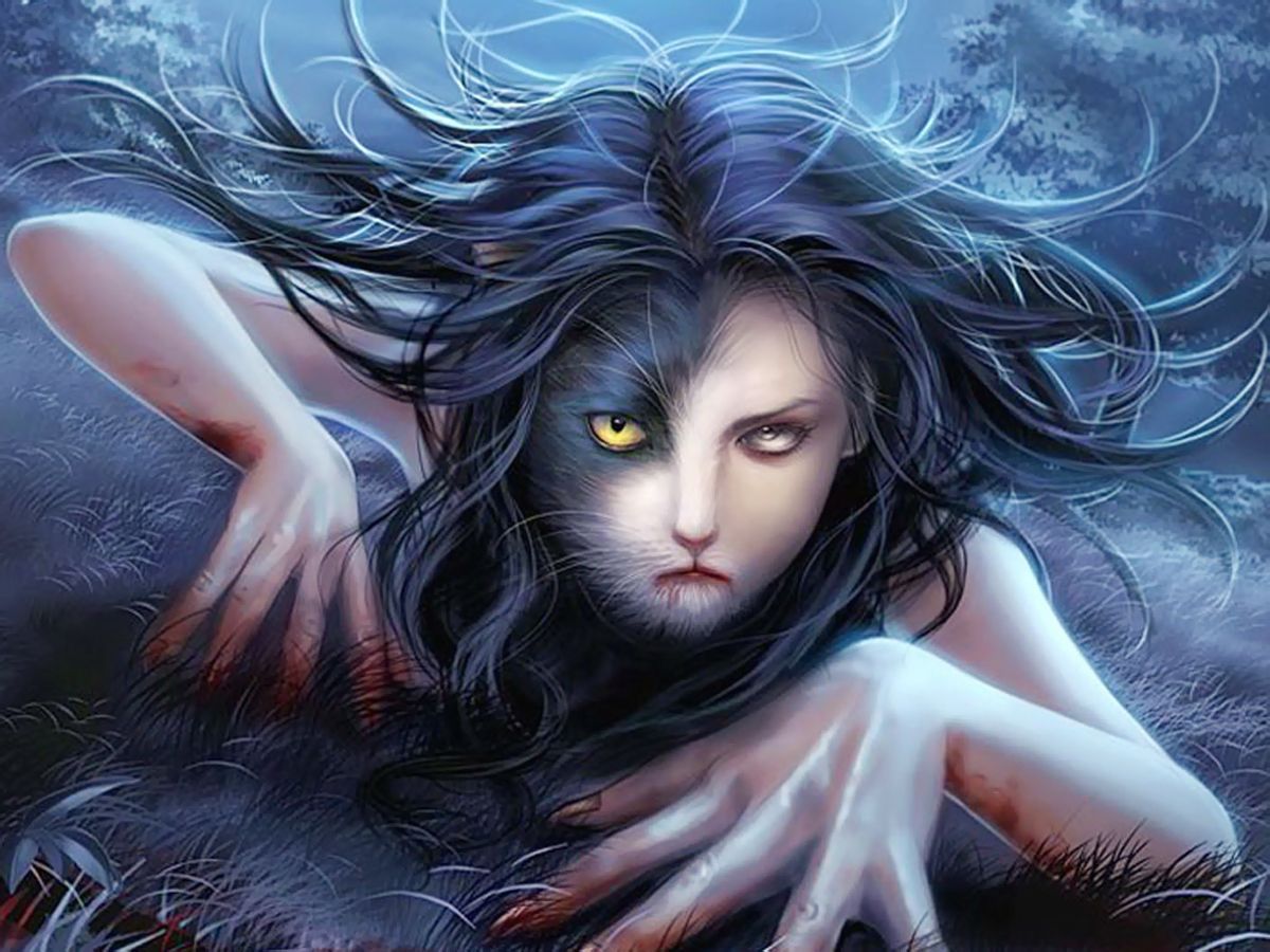 1200x900 Fantasy Cat Girl Wallpaper​-Quality Free Image and Transparent PNG Clipart