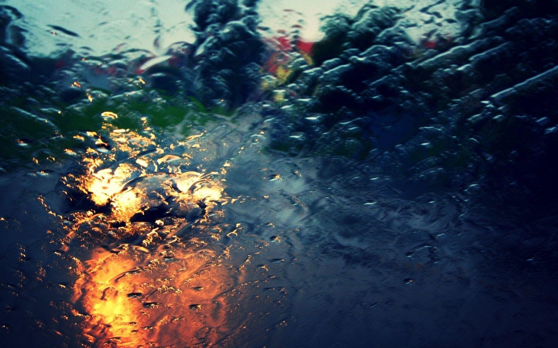 1920x1200 Rainy Window Wallpaper