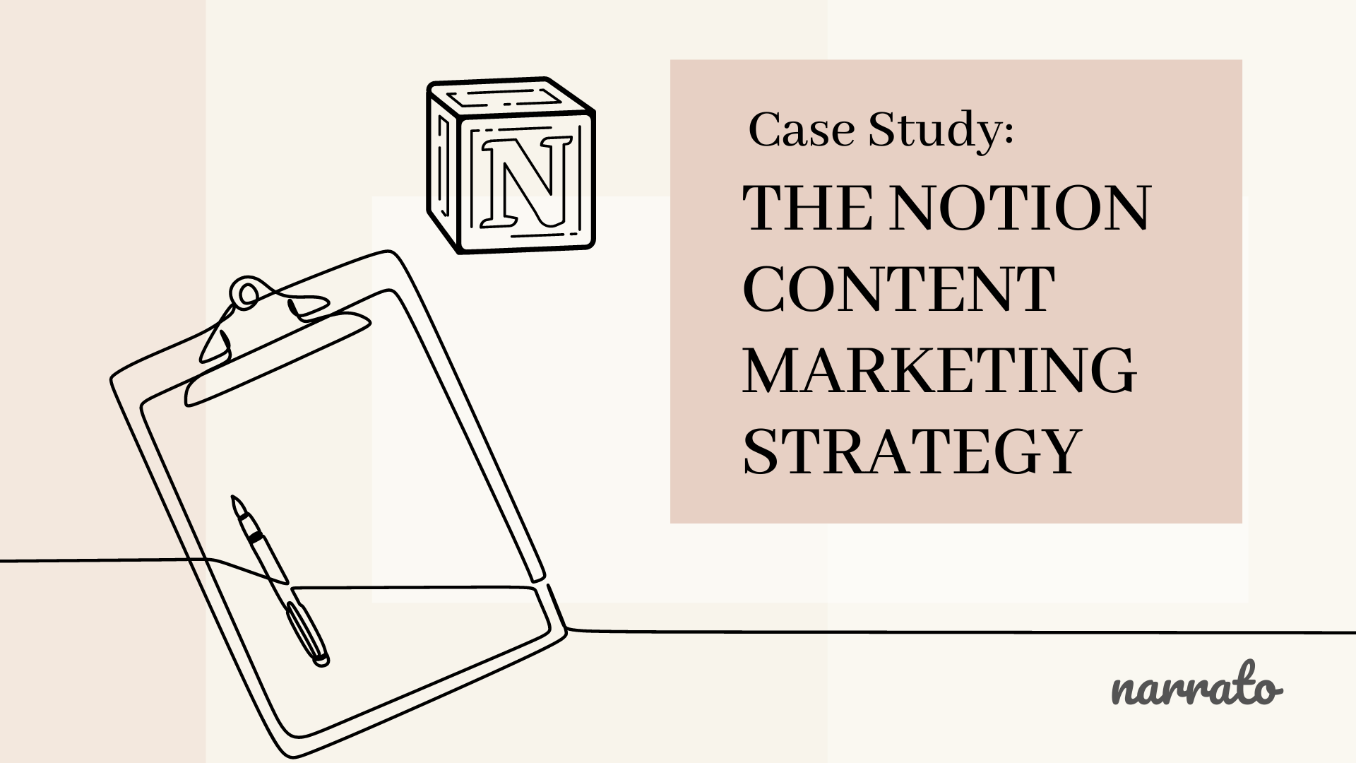 1920x1080 Content Marketing Case Study on the Notion Content Marketing Strategy