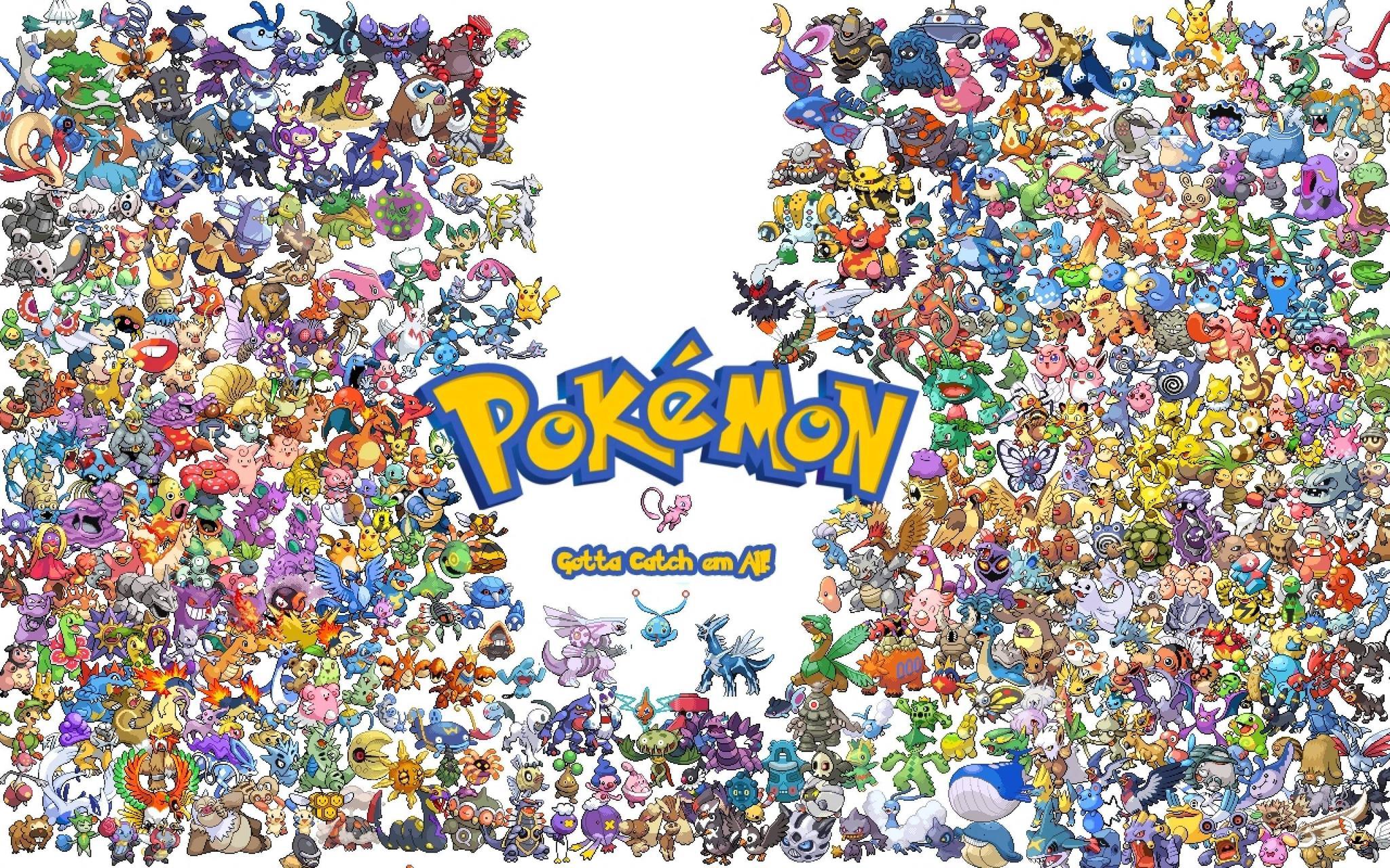 Hình nền tất cả Pokémon huyền thoại 2048x1280 2048x1280