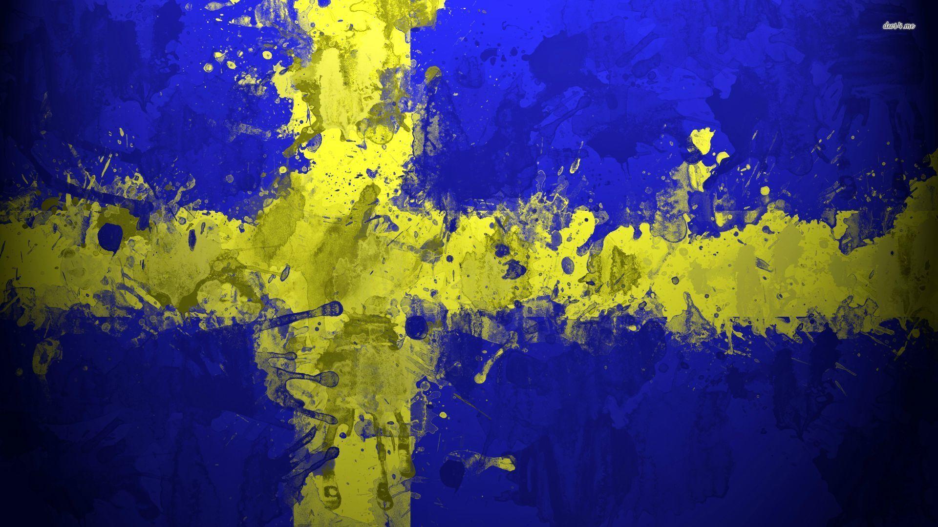 1920x1080 Flag of Sweden wallpaper Art wallpaper