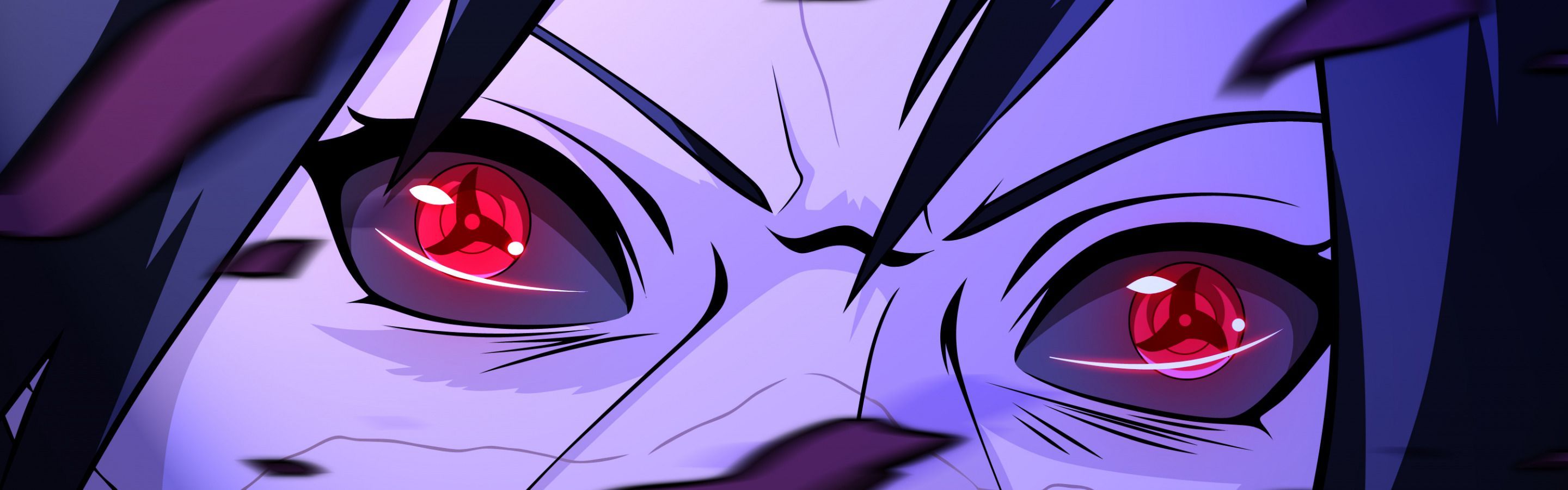 2880x900 Download wallpaper Uchiha, Itachi, Itachi, sharingan, Uchiha, Sharingan, Edo, Tensei, section other in resolution 2880x900