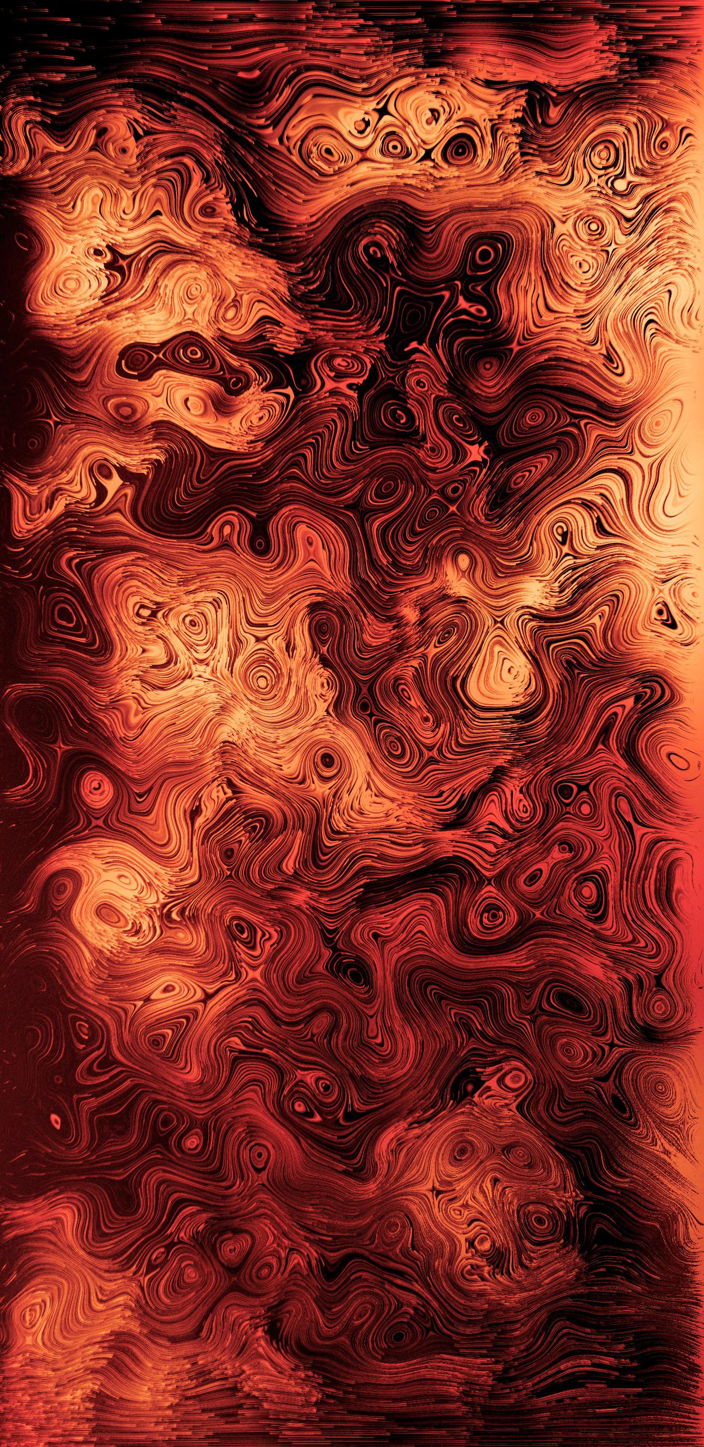 1440x2960 Wavy abstract (The Verge wallpaper recolour)