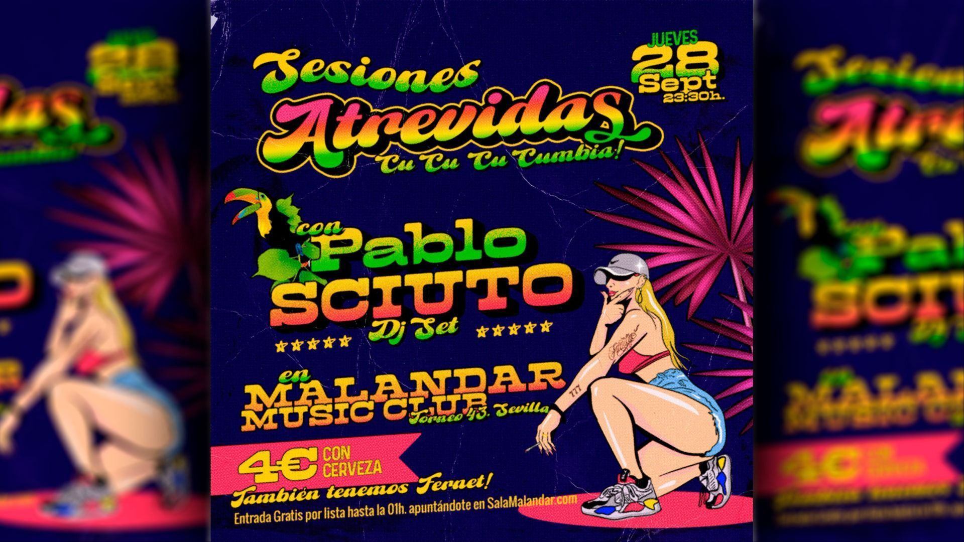 1920x1080 Sesiones ATREVIDAS / Club at Malandar Music Club. Tickets & Guest Lists