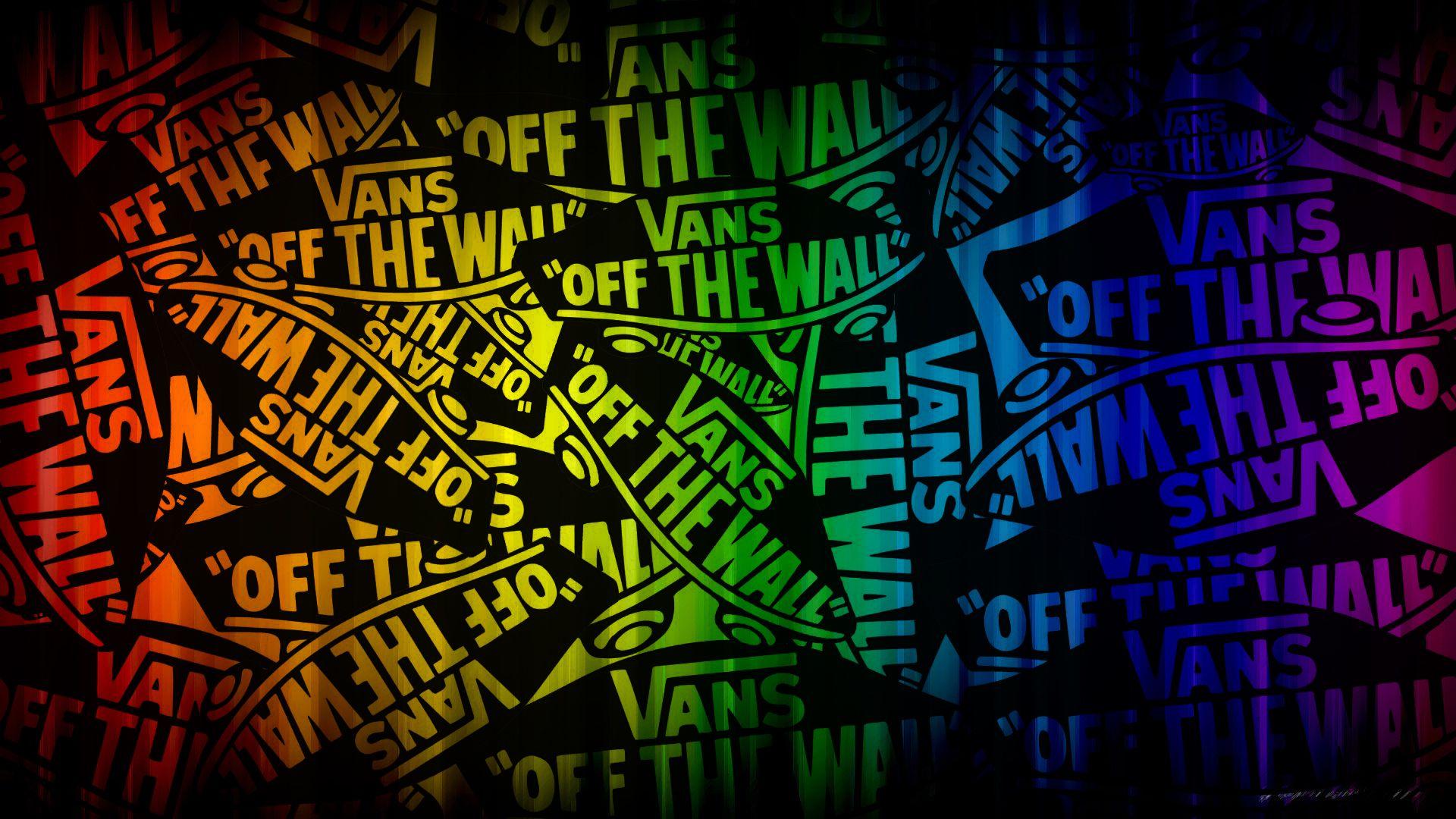 Wallpaper Vans Logo Rainbow - vans logo rainbow roblox