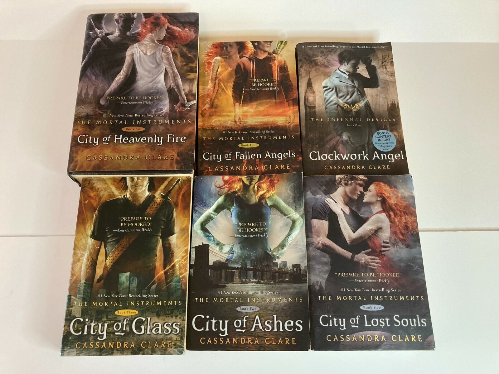 1600x1200 Cassandra Clare Book Lot of 6 Mortal Instruments -6 Infernal Devices