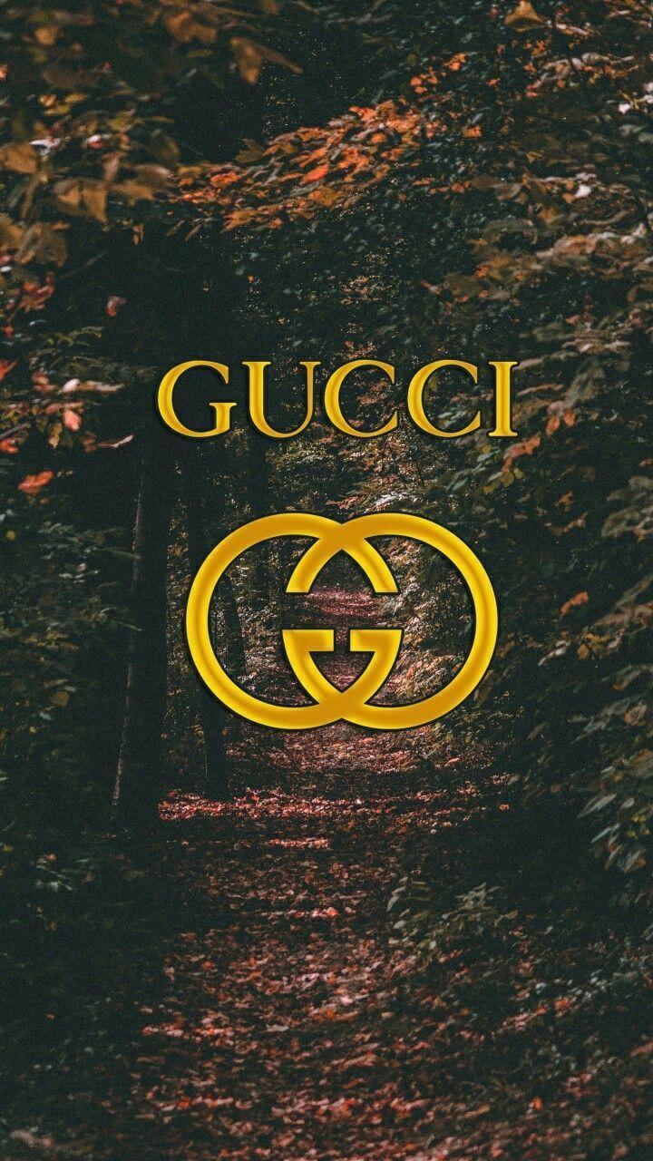 Download wallpapers Gucci brown logo, 4k, brown neon lights, creative,  brown abstract background, Gucci logo, brands, Gucci for desktop free.  Pictures for desktop free