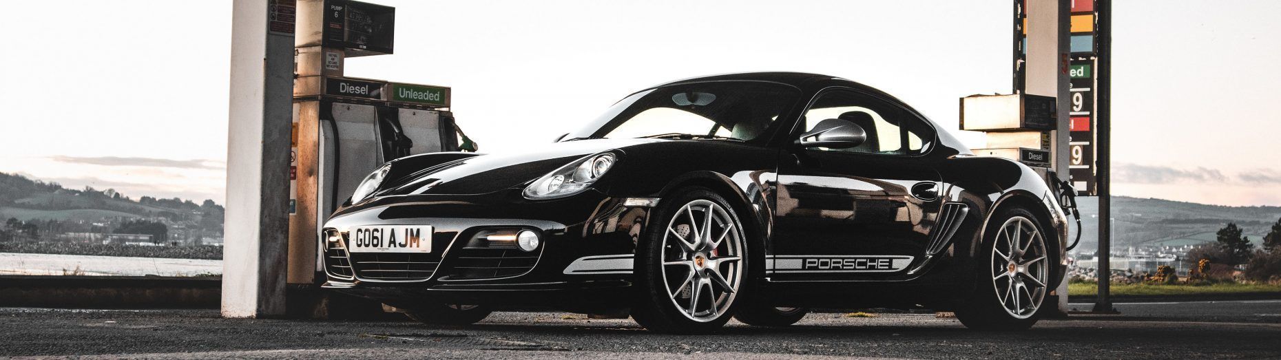 1860x523 Black Porsche