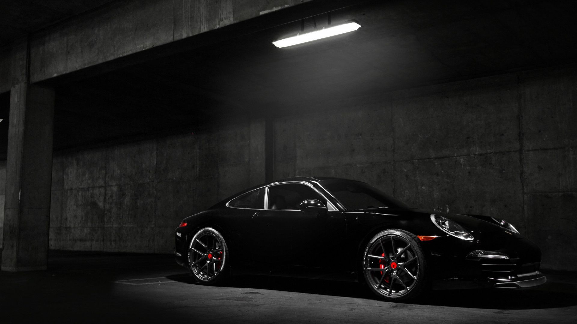 1920x1080 Porsche 911 Carrera S Black Wallpaper 44490