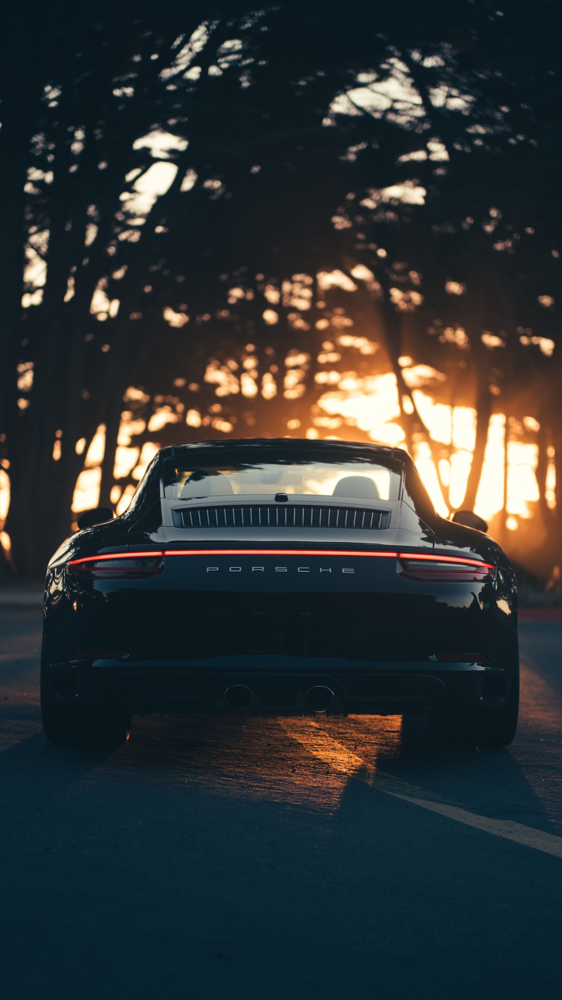 2160x3840 Porsche Carrera 911 Black Sony Xperia X, XZ, Z5 Premium HD 4k Wallpaper, Image, Background, Photo and Picture