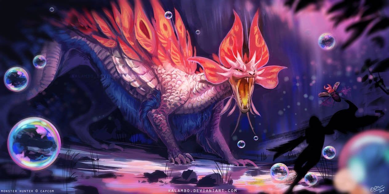 1264x632 Sweet Mizutsune Fan Art by Kalambo!