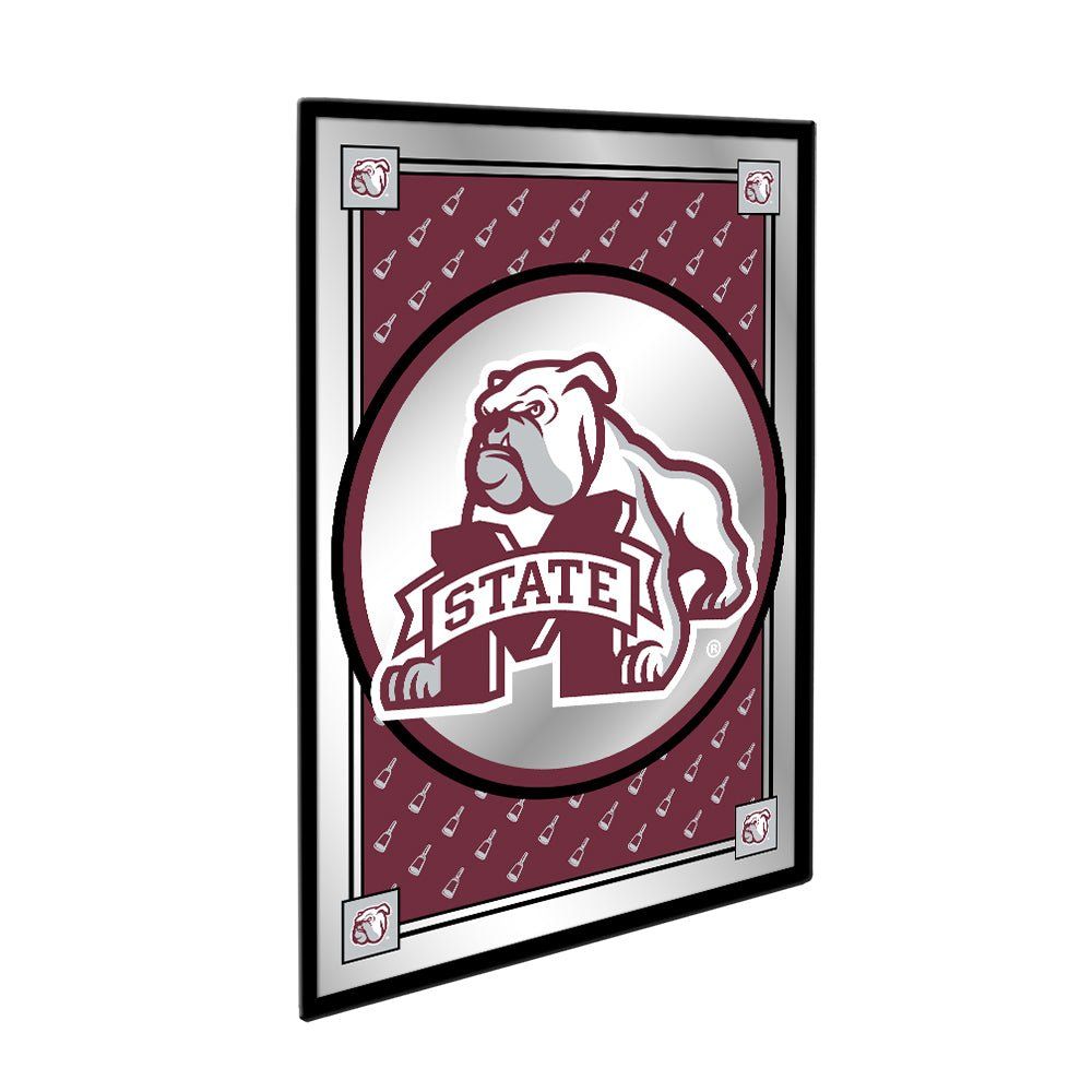 1000x1000 Mississippi State Bulldogs: Team Spirit, Mascot Mirrored Wall Sign Fan Brand