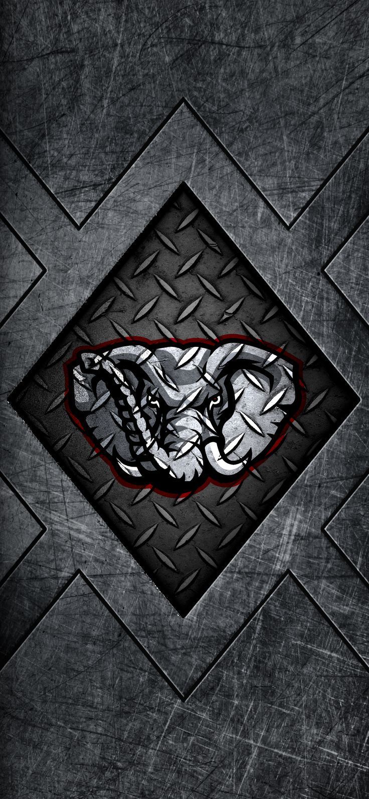 736x1592 Show off your team spirit with this fierce Alabama Crimson Tide Football wallpaper!