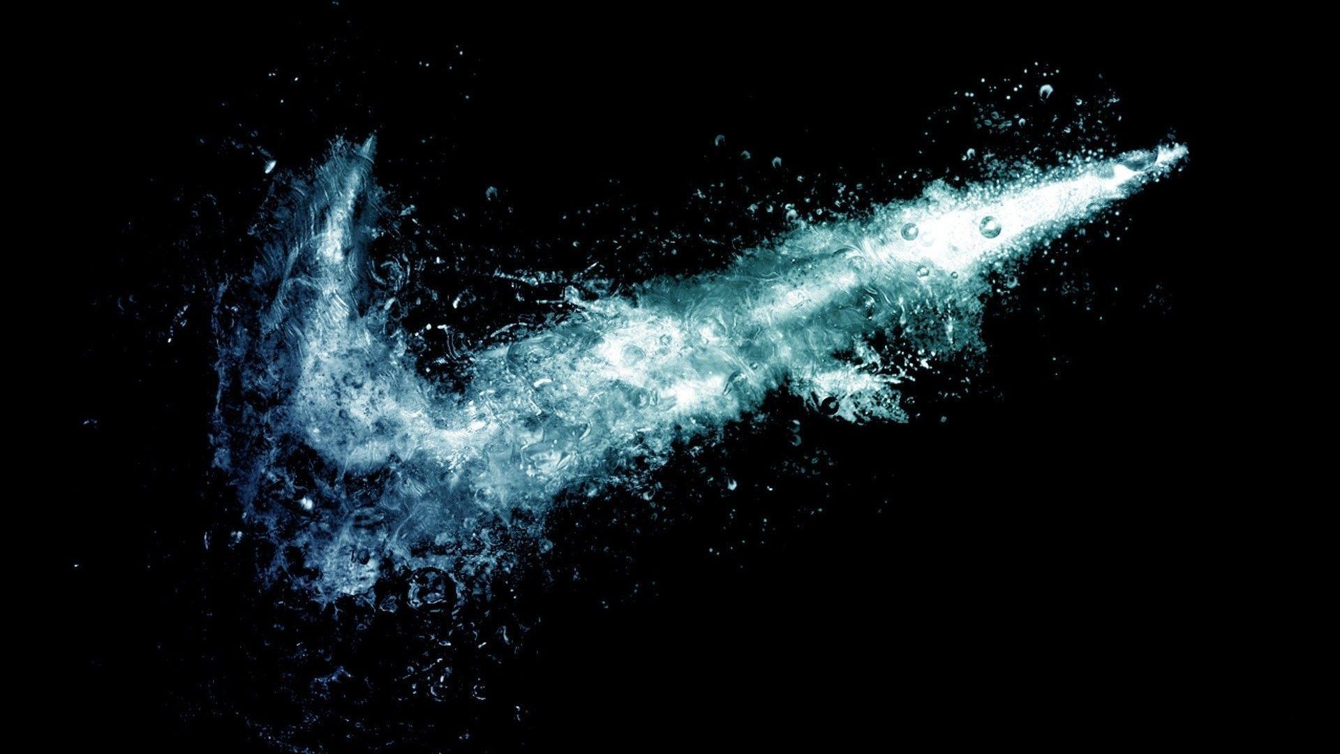 1920x1080 Blue And White Nike Wallpaper