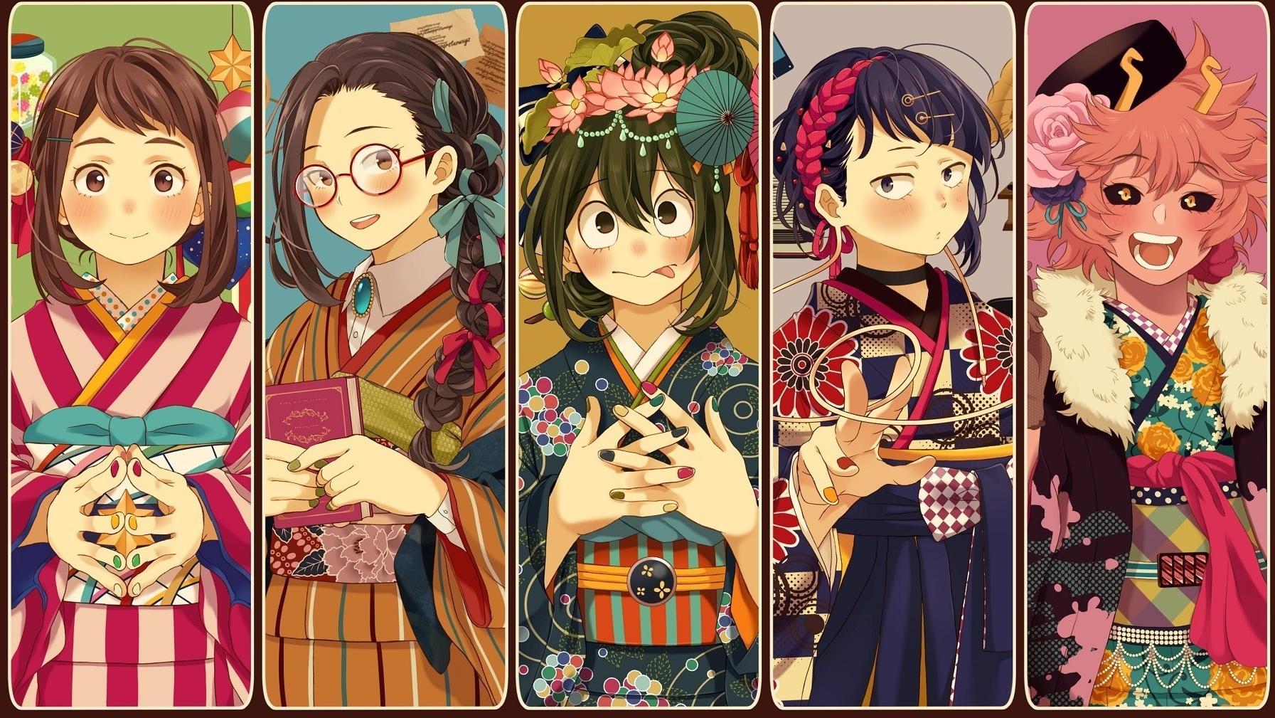 1793x1009 My Hero Academia Girls Wallpaper