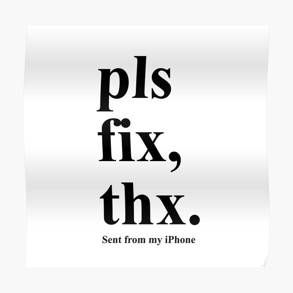 1000x1000 pls fix, thx. (extended) Sticker