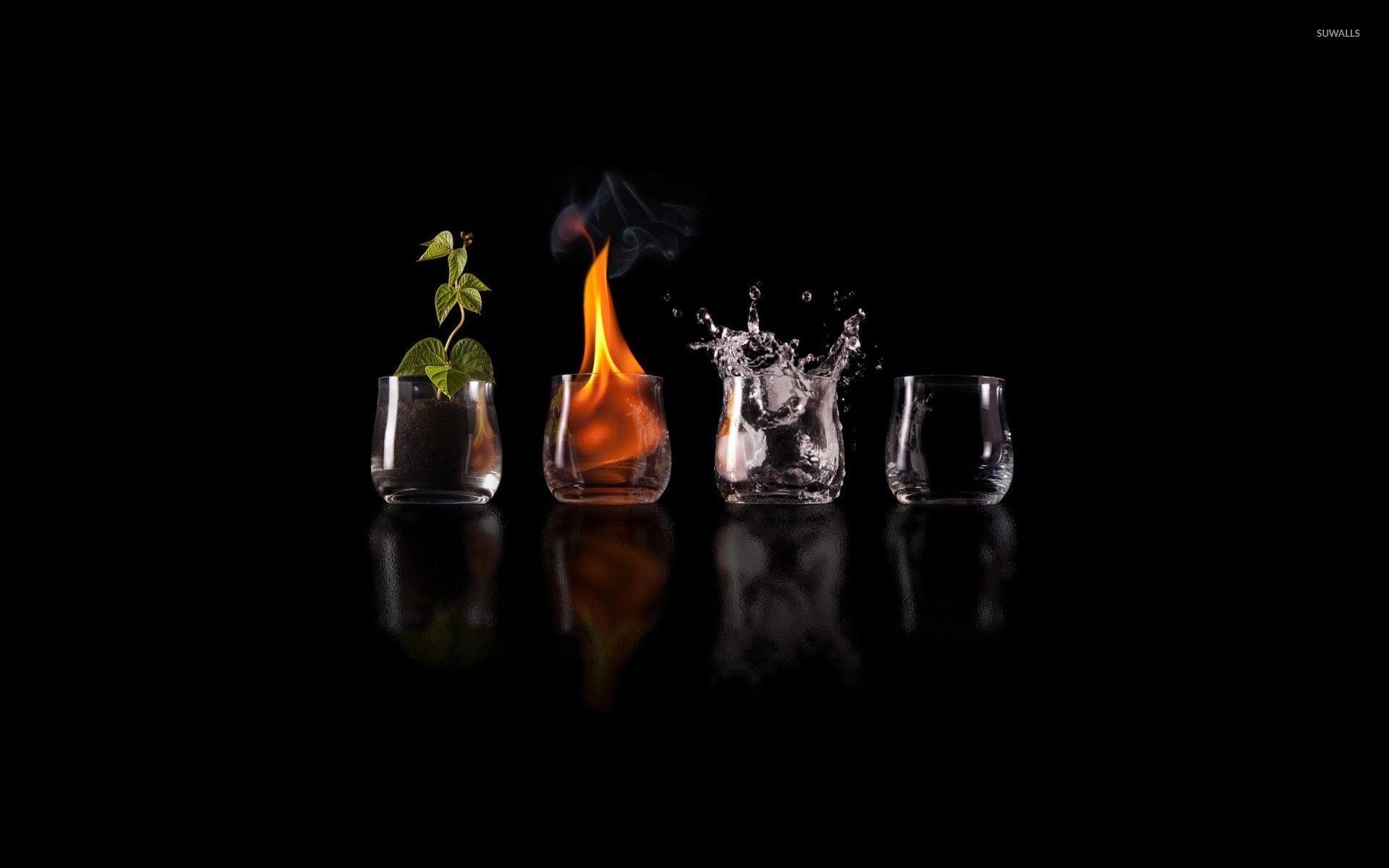 1920x1200 Earth, Fire, Water and Air wallpaper Art wallpaper