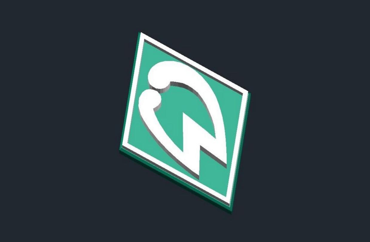 1238x810 Free STL file SV Werder Bremen・Design to download and 3D print・Cults
