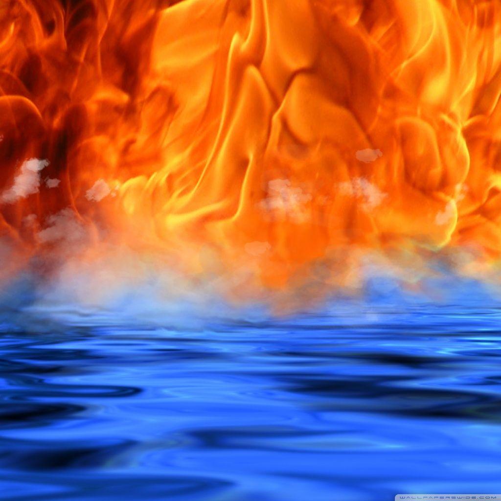 Water Fire Wallpapers Top Free Water Fire Backgrounds WallpaperAccess