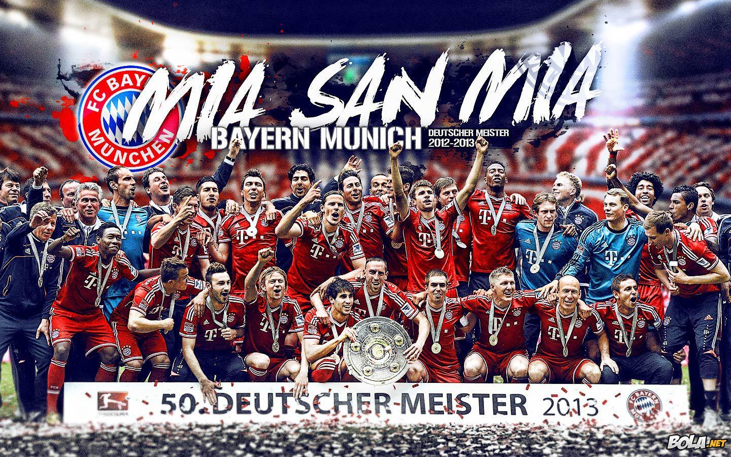 1440x900 Win Champions Bayern Munich Wallpaper