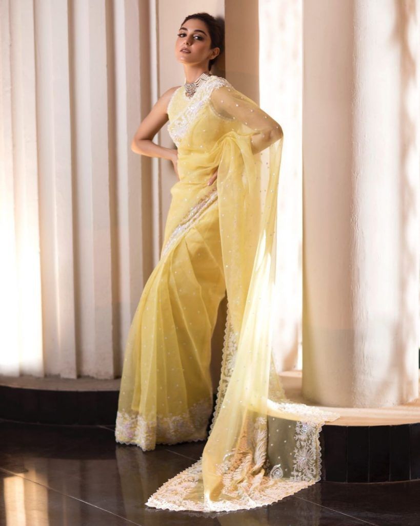 819x1024 Beautiful Collection of Sarees of Maya Ali