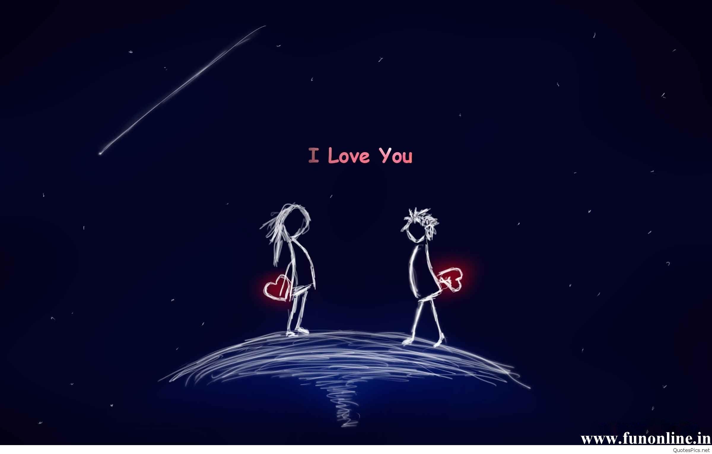 2400x1530 Best Cartoon Romantic Love Wallpaper