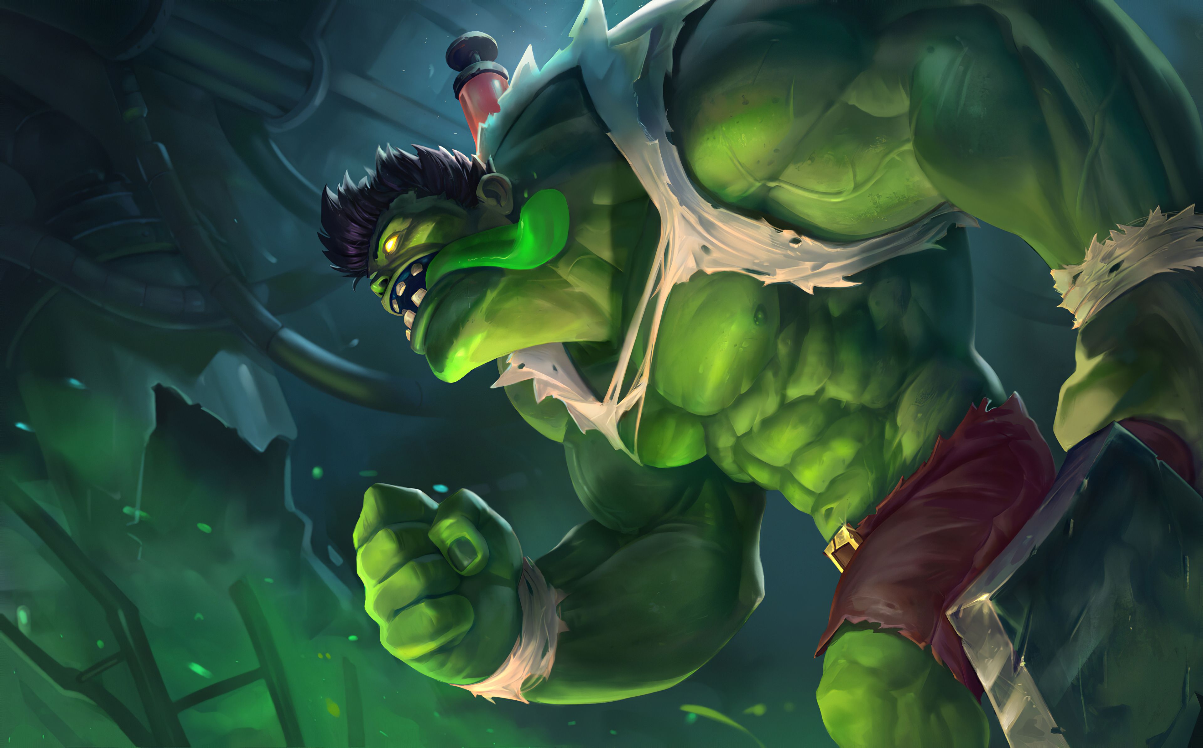 3840x2388 Dr. Mundo (League Of Legends) HD Wallpaper and Background