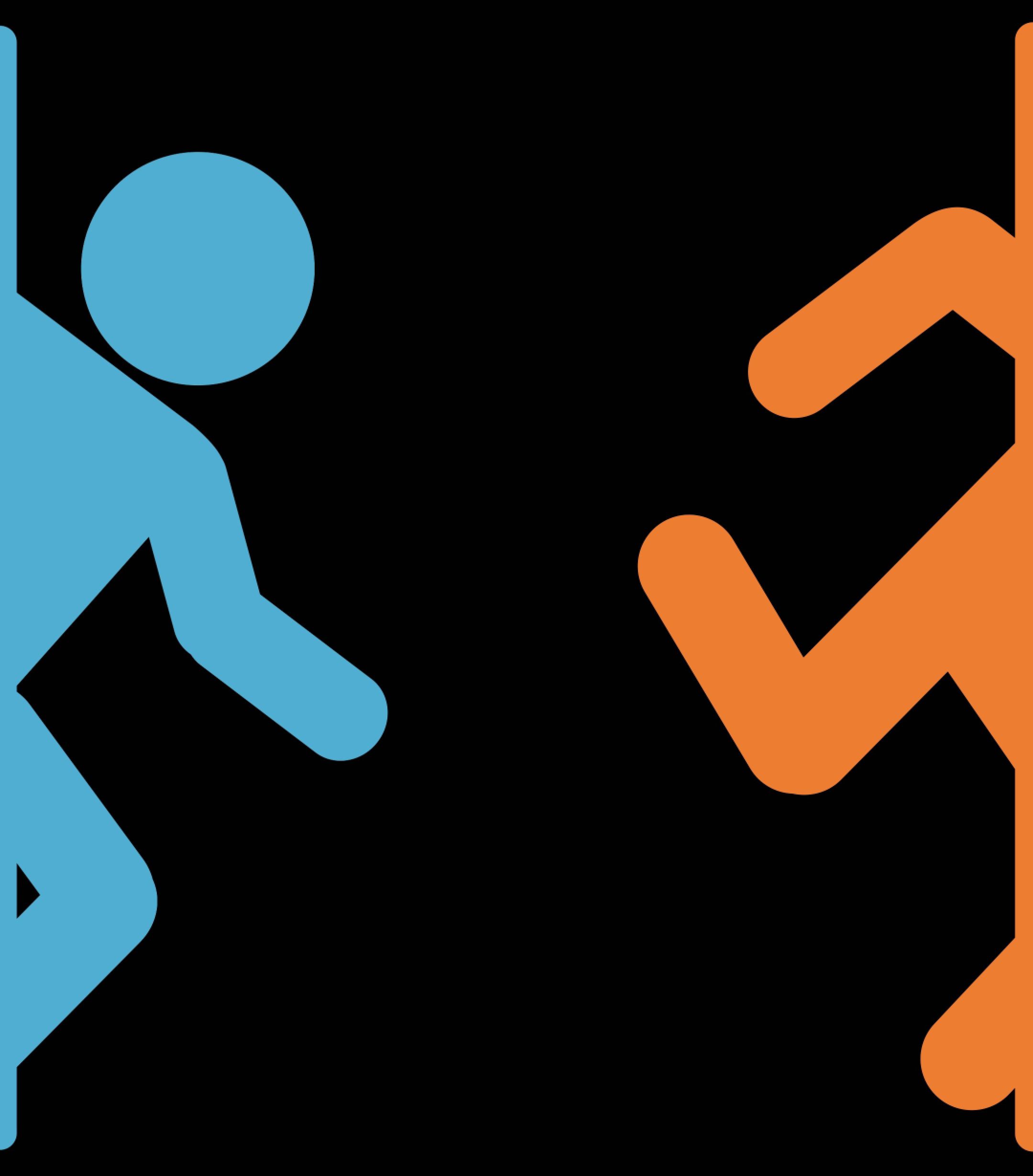 2160x2460 Portal Wallpaper for Dual Screen