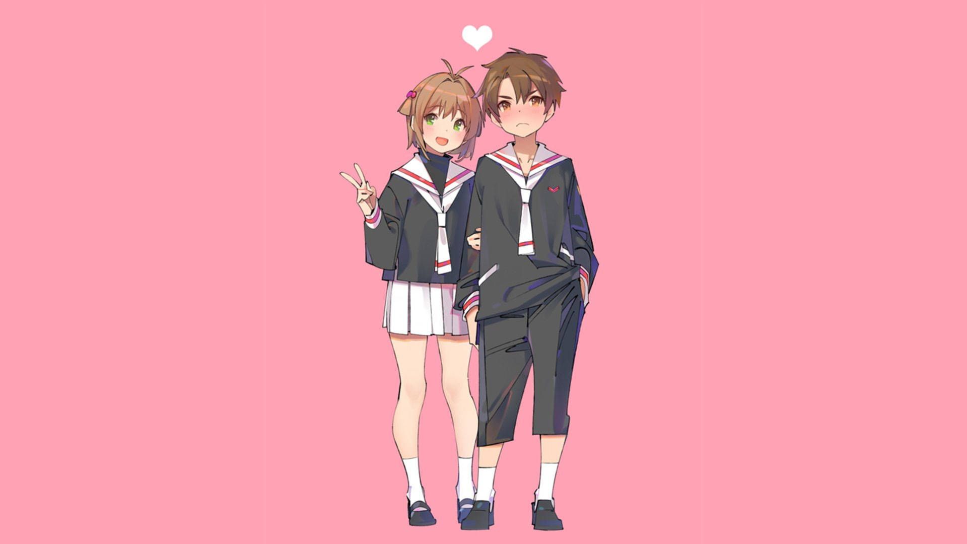 1920x1080 Download Cardcaptor Sakura Syaoran Minimalist Illustration Wallpaper